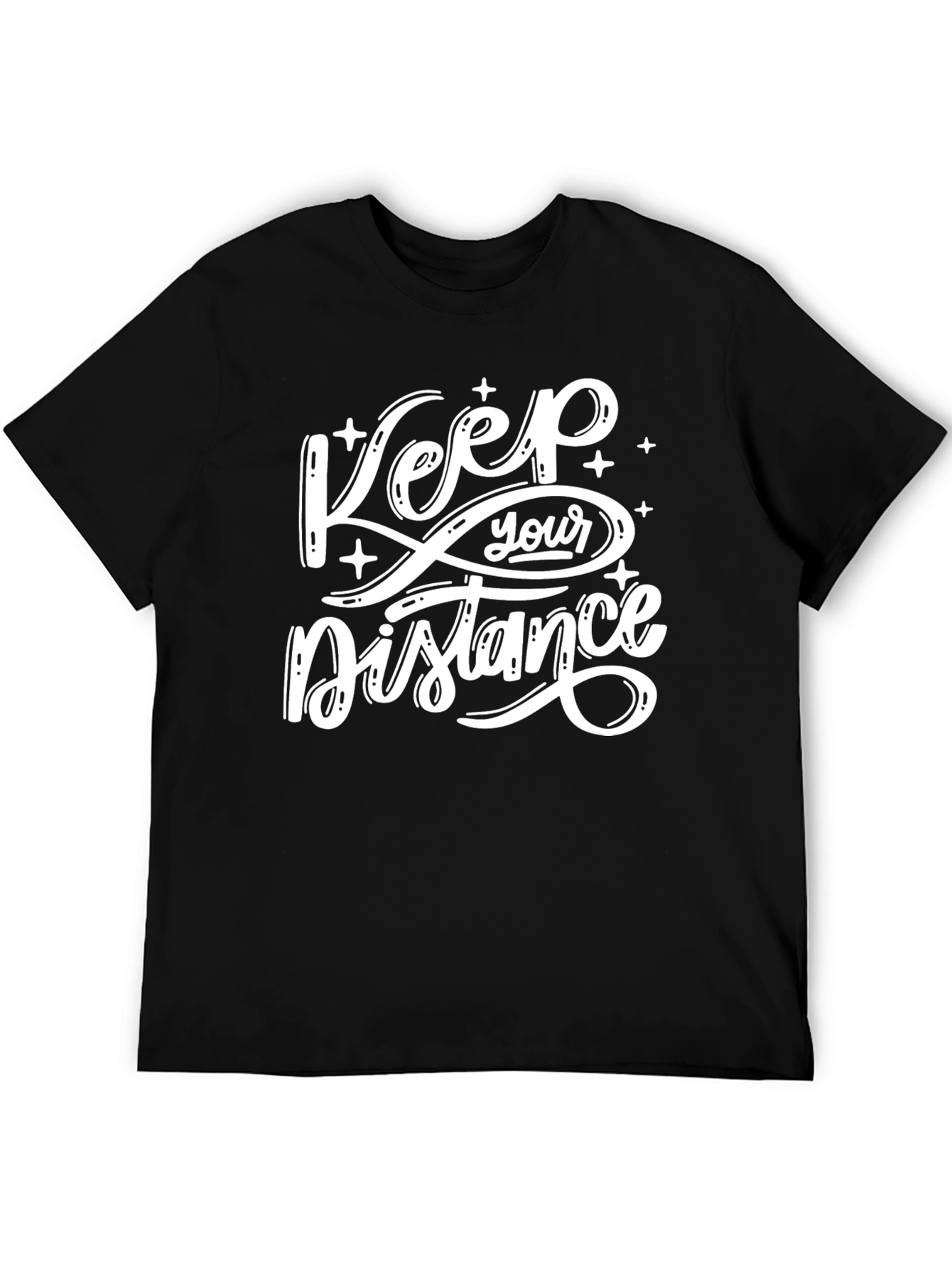 Keep Your Distance Graphic Tee - Social Distancing Shirt