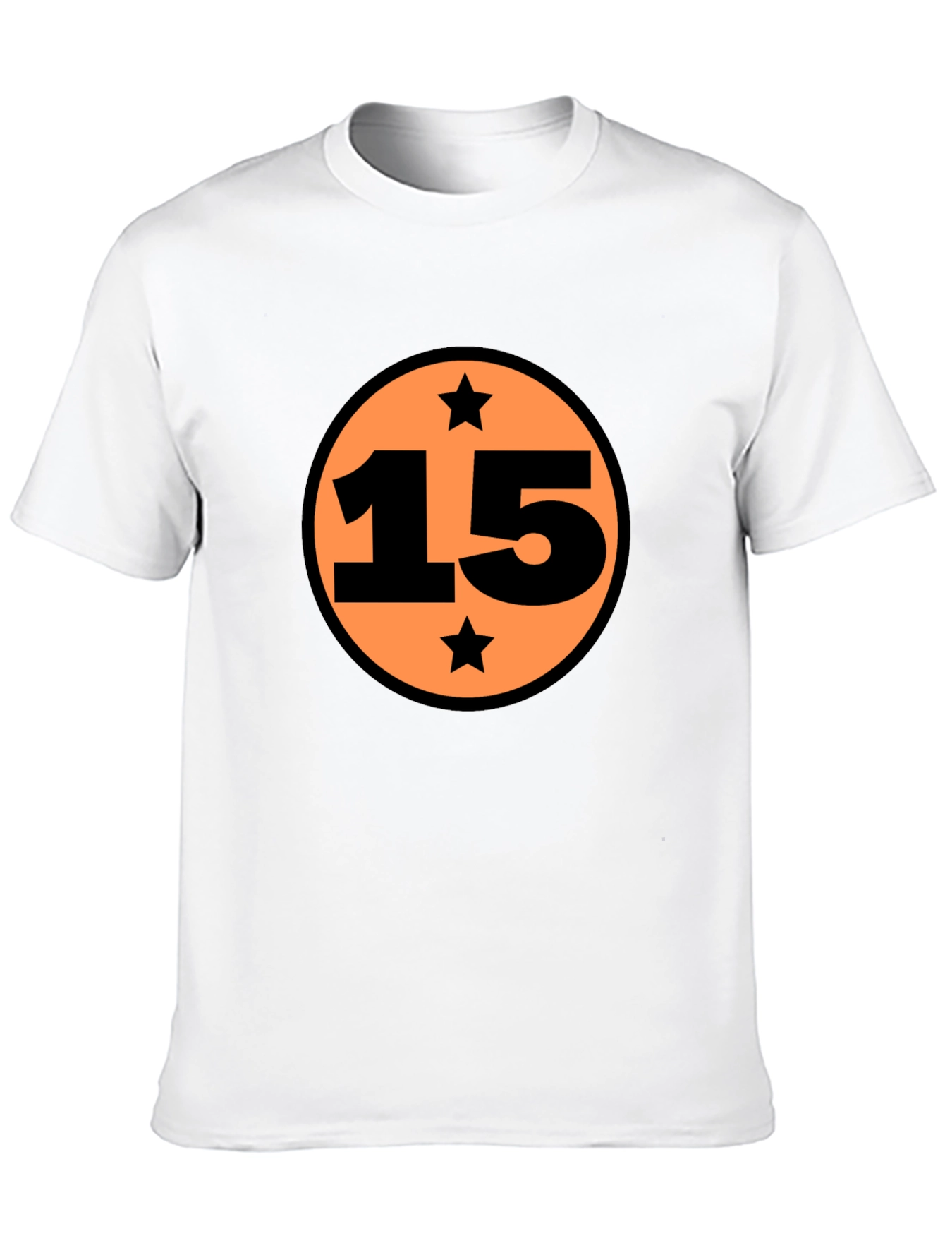 Graphic Tee: Number 15 Star Design