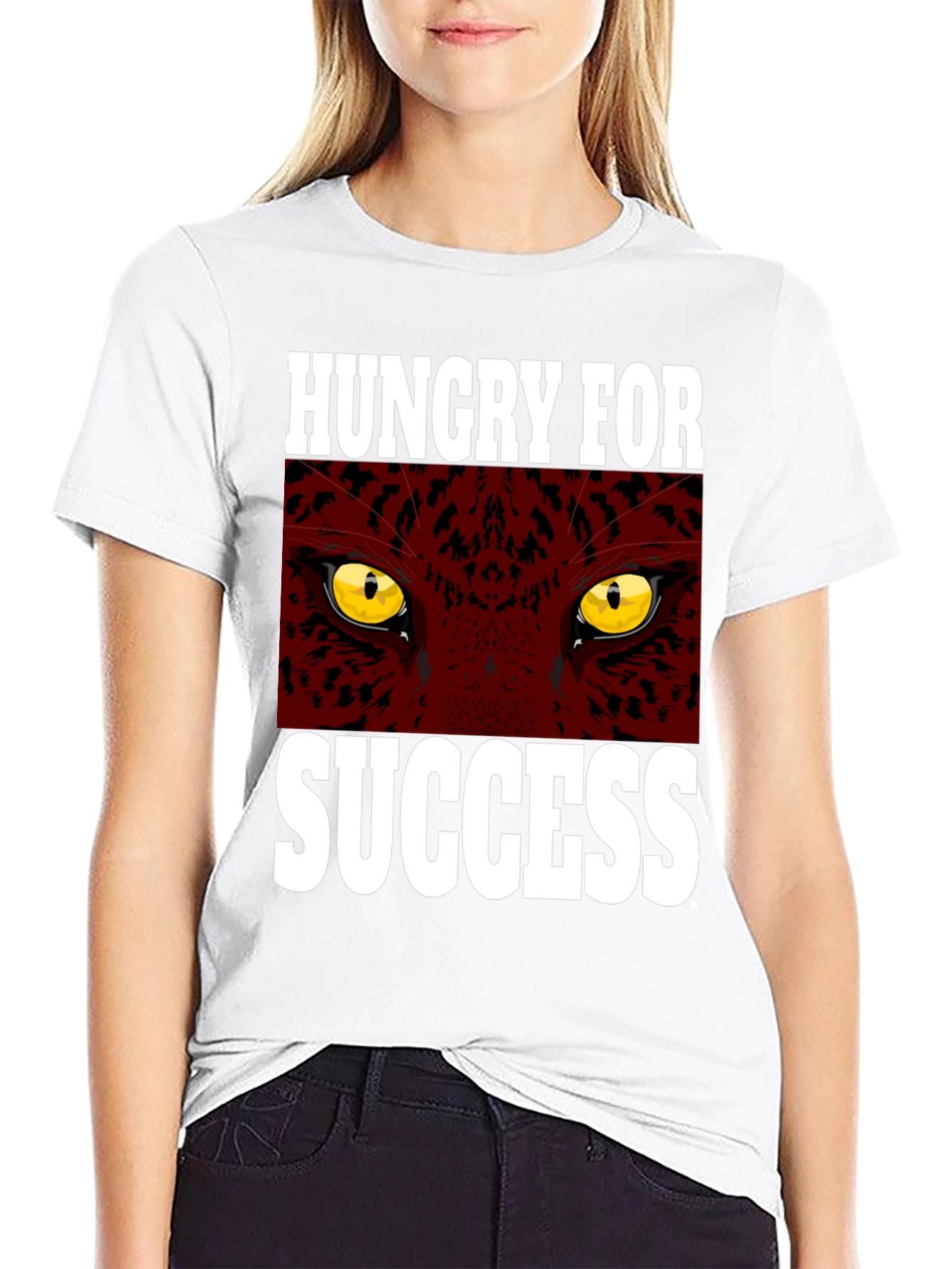 Hungry for Success Graphic Tee - Black T-Shirt