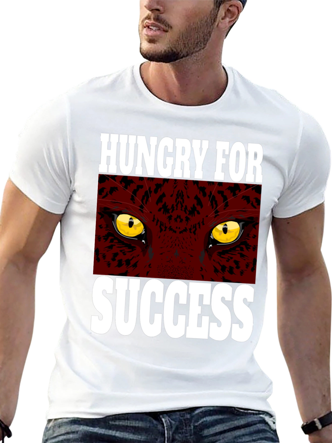 Hungry for Success Graphic Tee - Black T-Shirt