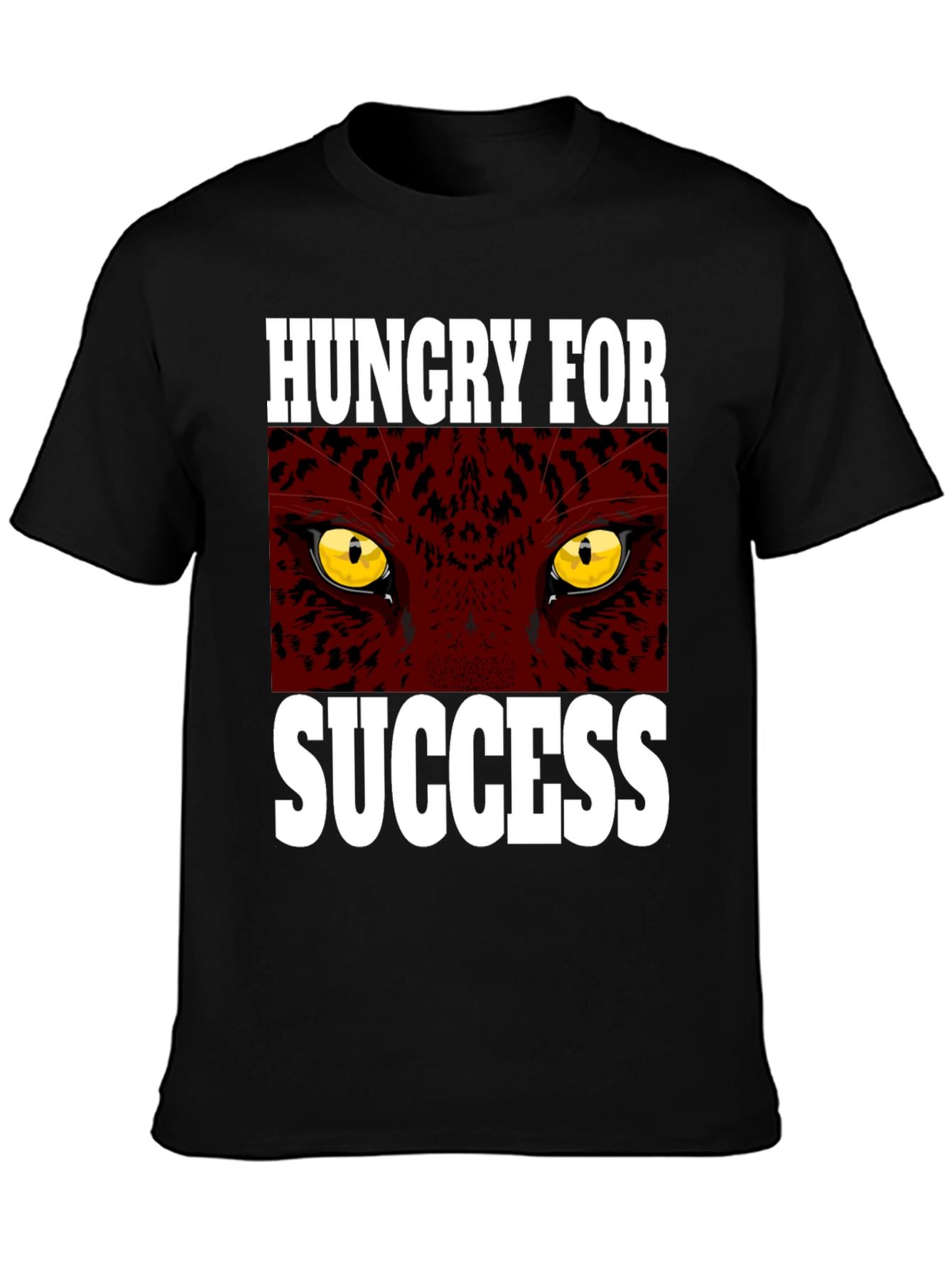 Hungry for Success Graphic Tee - Black T-Shirt
