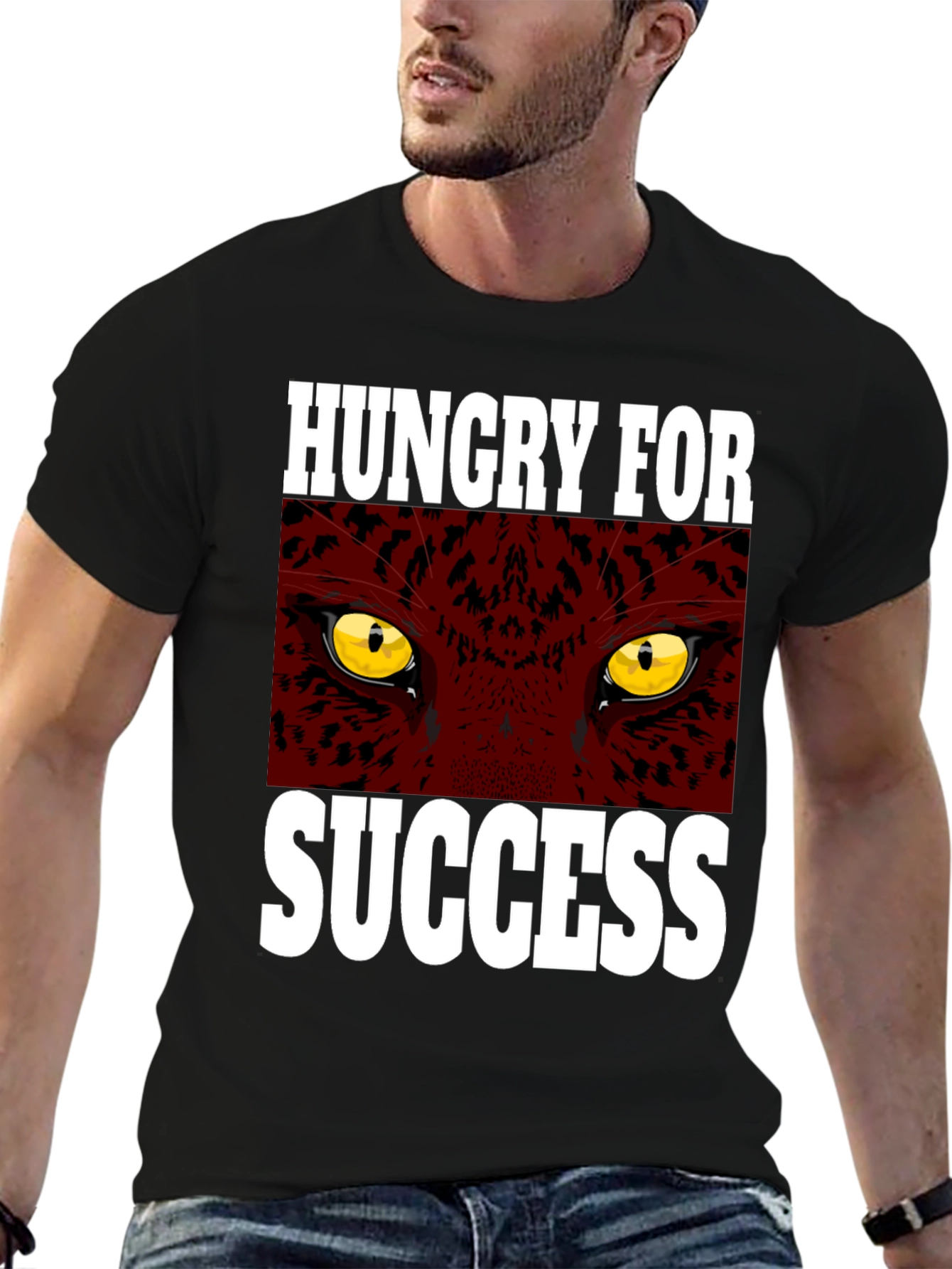 Hungry for Success Graphic Tee - Black T-Shirt