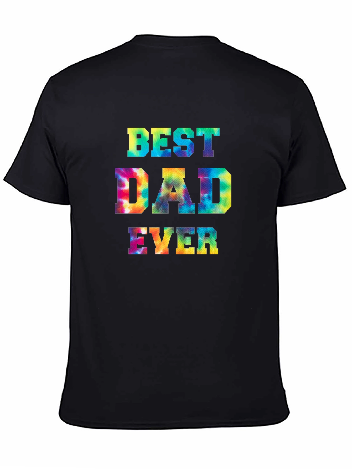 Best Dad Ever Tie Dye Graphic T-Shirt