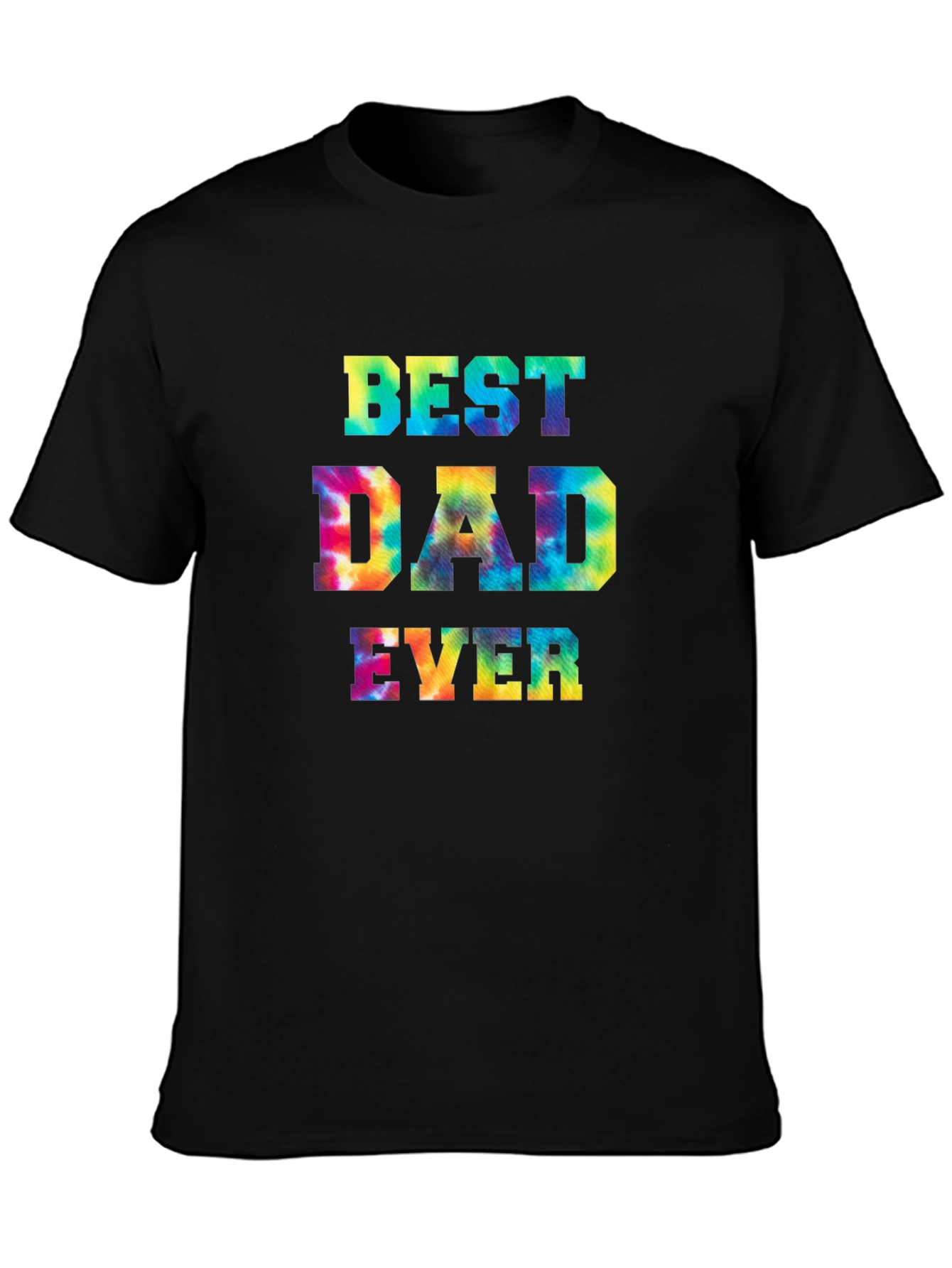 Best Dad Ever Tie Dye Graphic T-Shirt