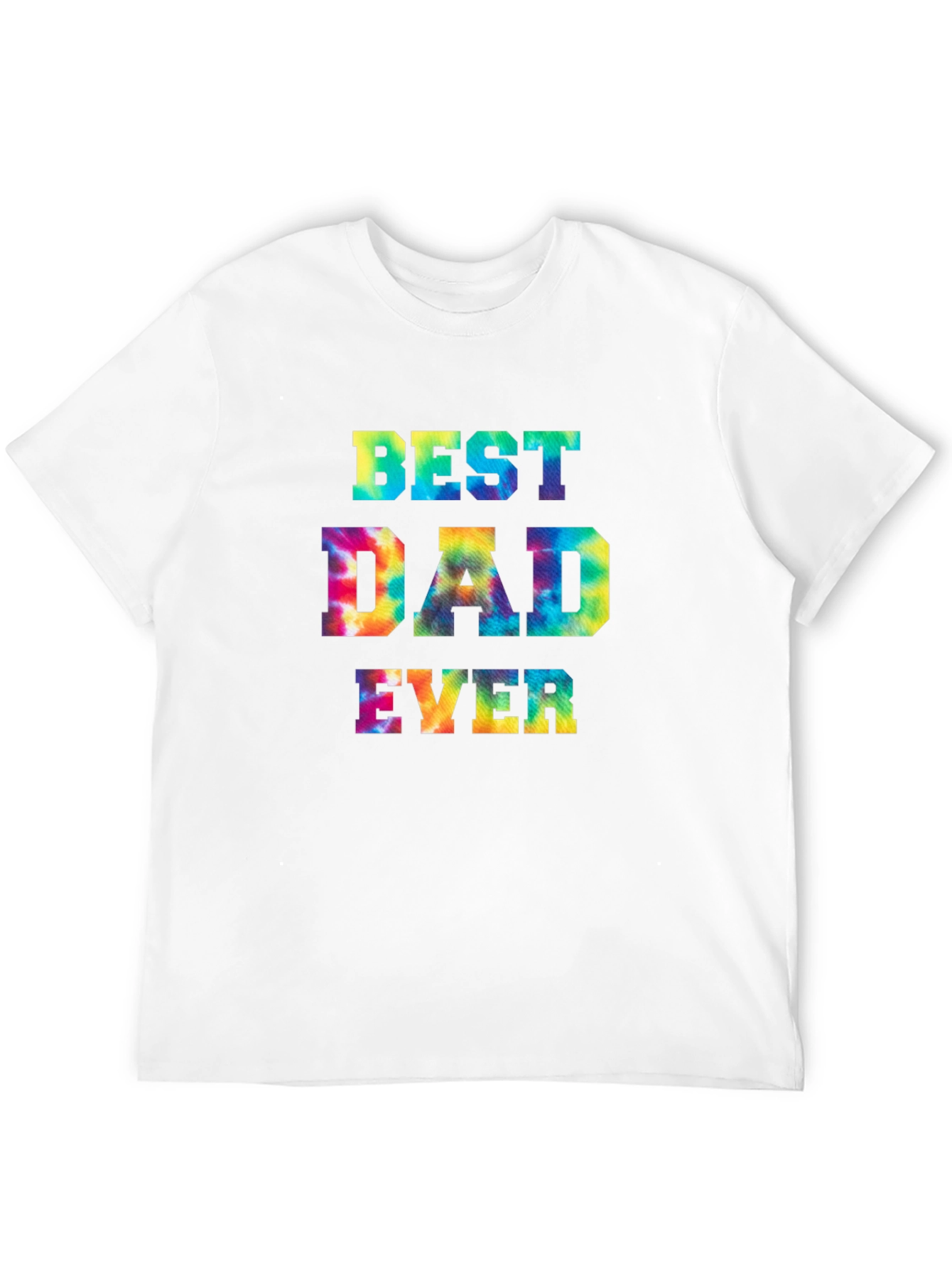 Best Dad Ever Tie Dye Graphic T-Shirt