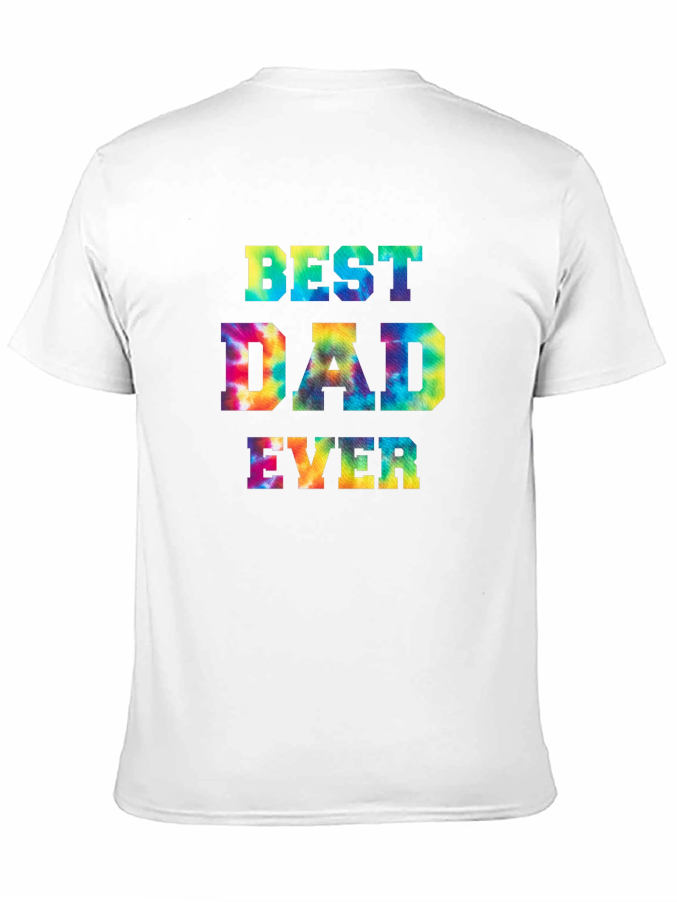 Best Dad Ever Tie Dye Graphic T-Shirt