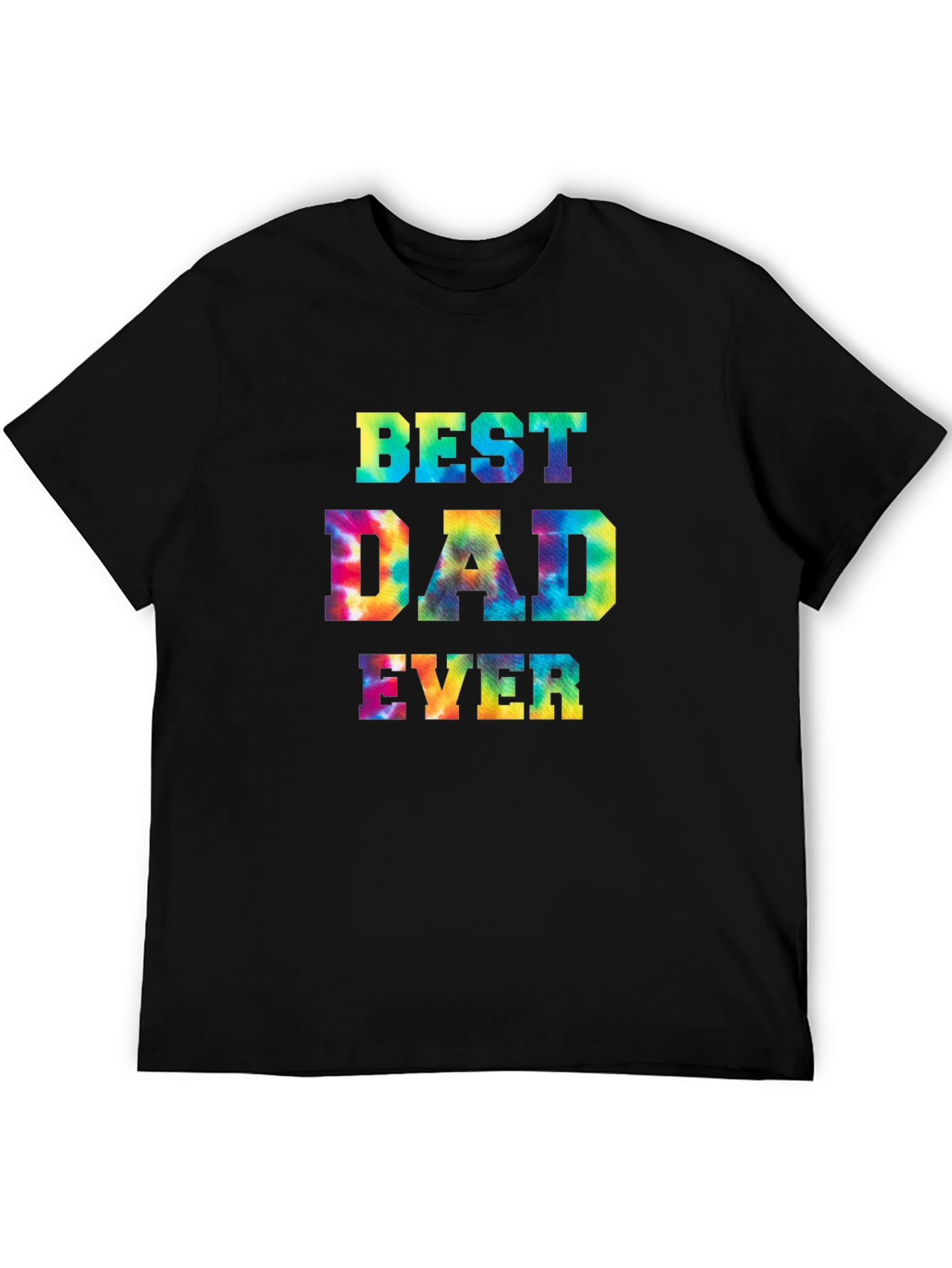 Best Dad Ever Tie Dye Graphic T-Shirt