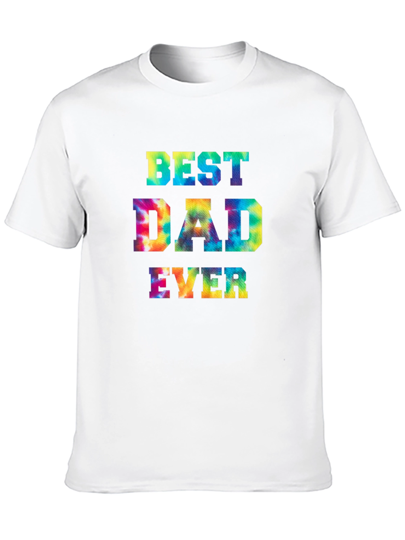Best Dad Ever Tie Dye Graphic T-Shirt