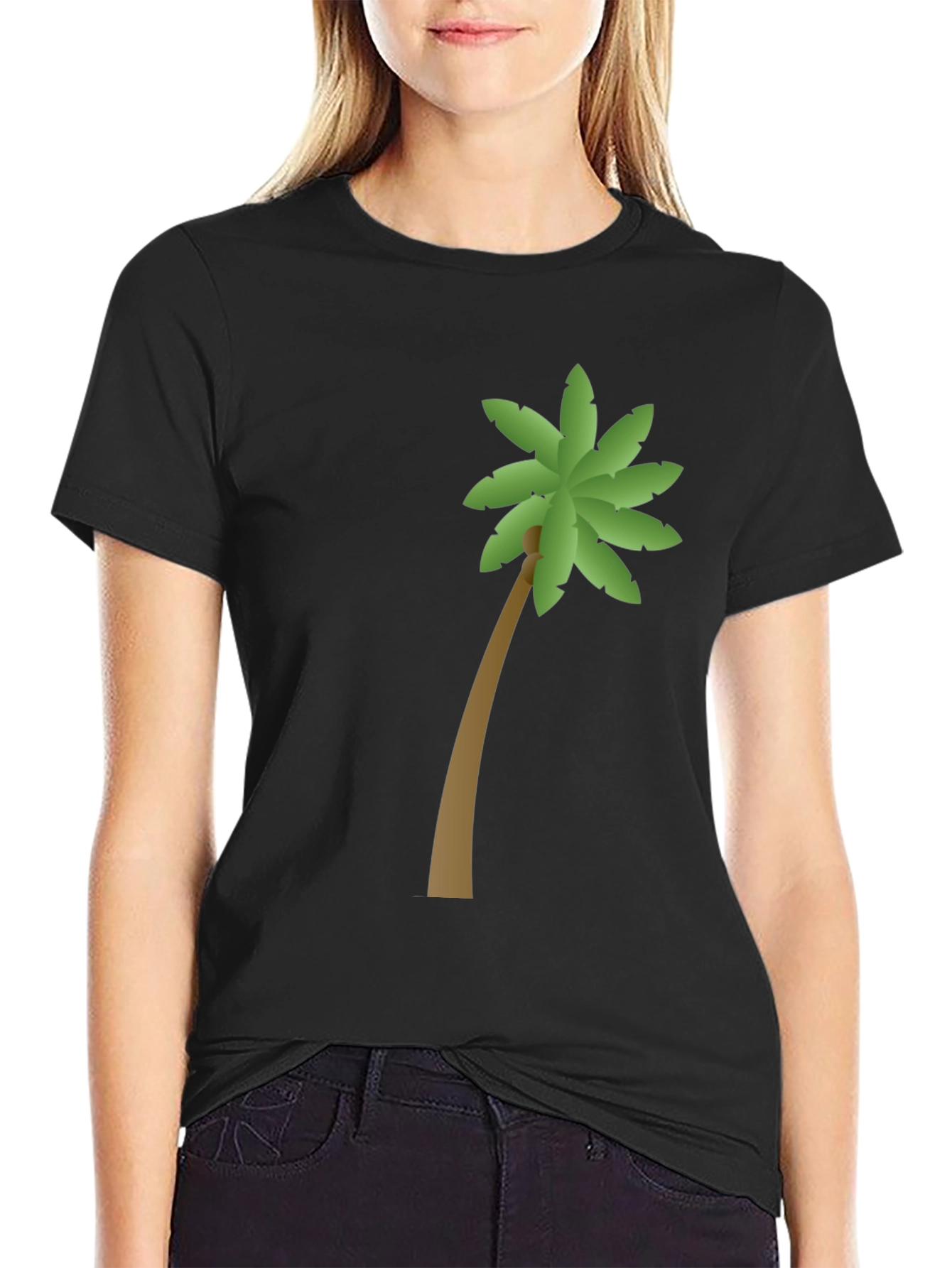 Palm Tree Graphic Tee - Tropical Vibes
