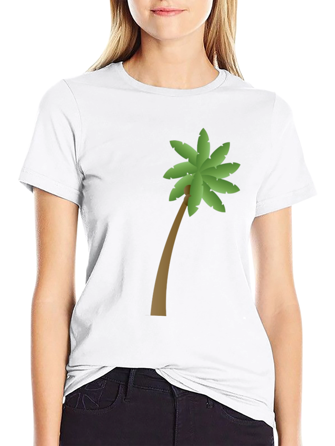Palm Tree Graphic Tee - Tropical Vibes