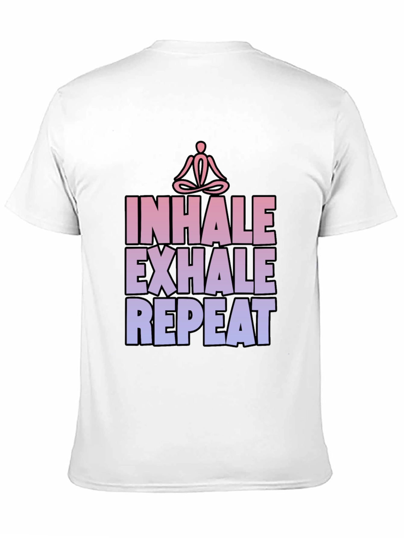 Inhale Exhale Repeat Yoga Graphic T-Shirt