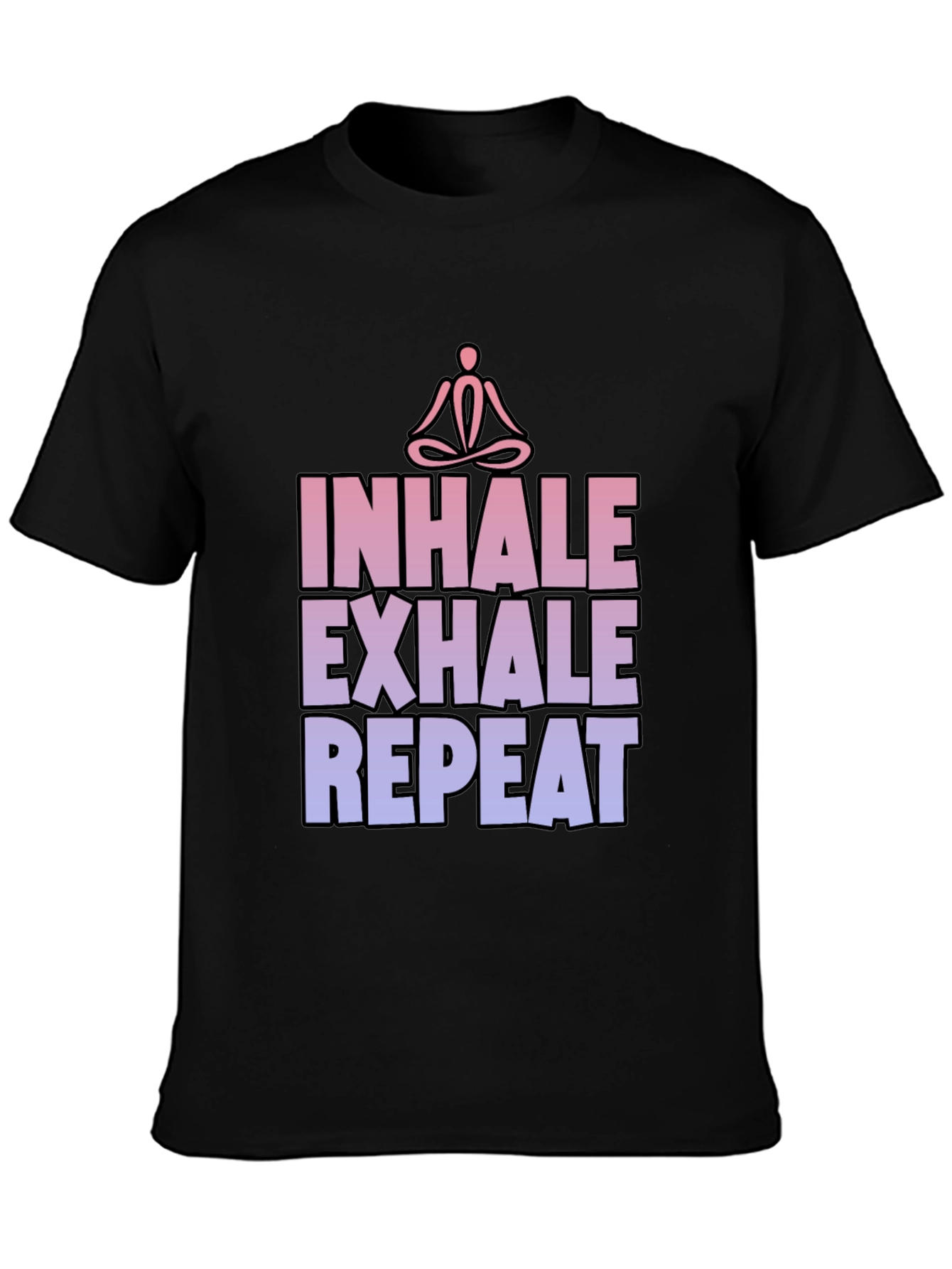 Inhale Exhale Repeat Yoga Graphic T-Shirt