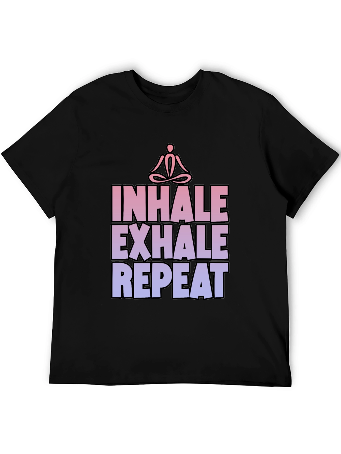 Inhale Exhale Repeat Yoga Graphic T-Shirt