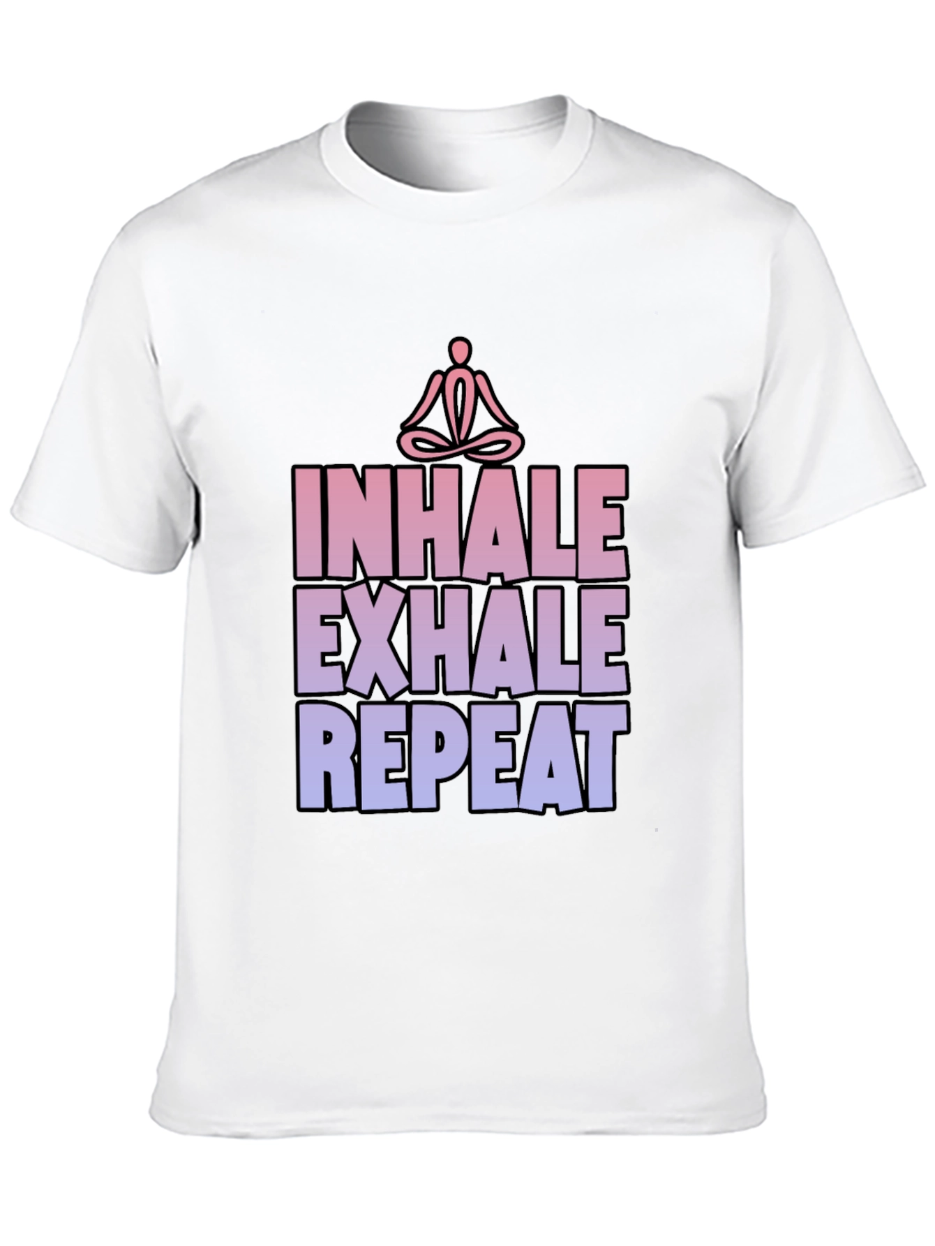 Inhale Exhale Repeat Yoga Graphic T-Shirt