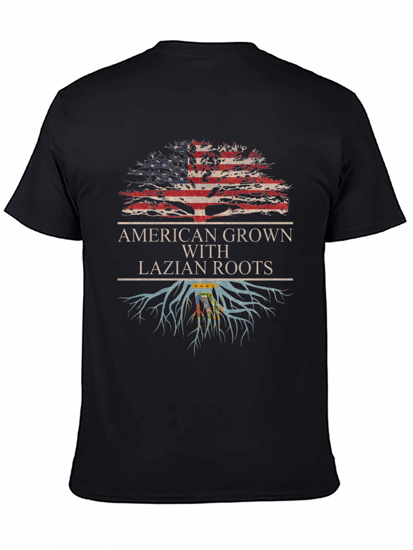 American Grown with Lazian Roots T-Shirt