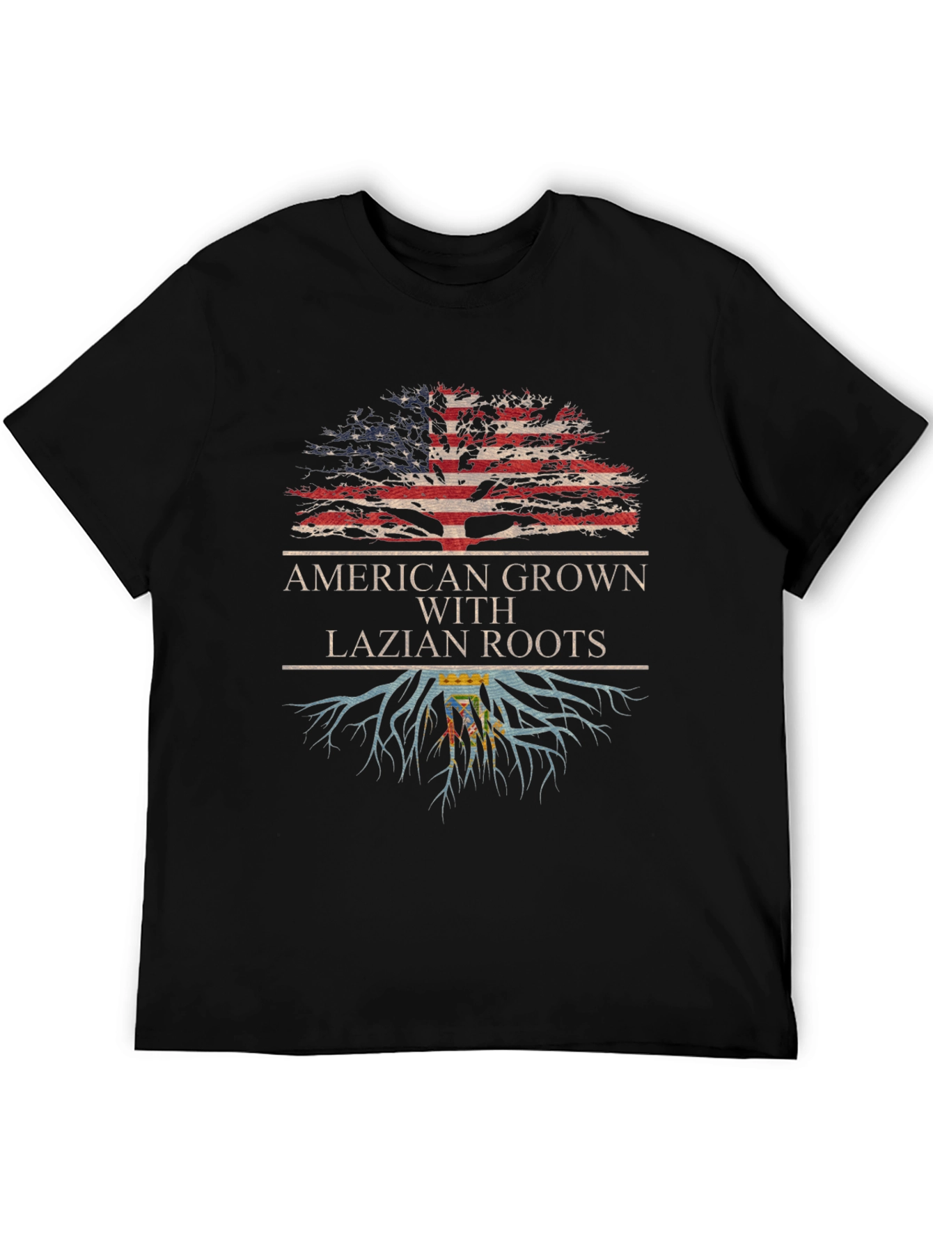 American Grown with Lazian Roots T-Shirt