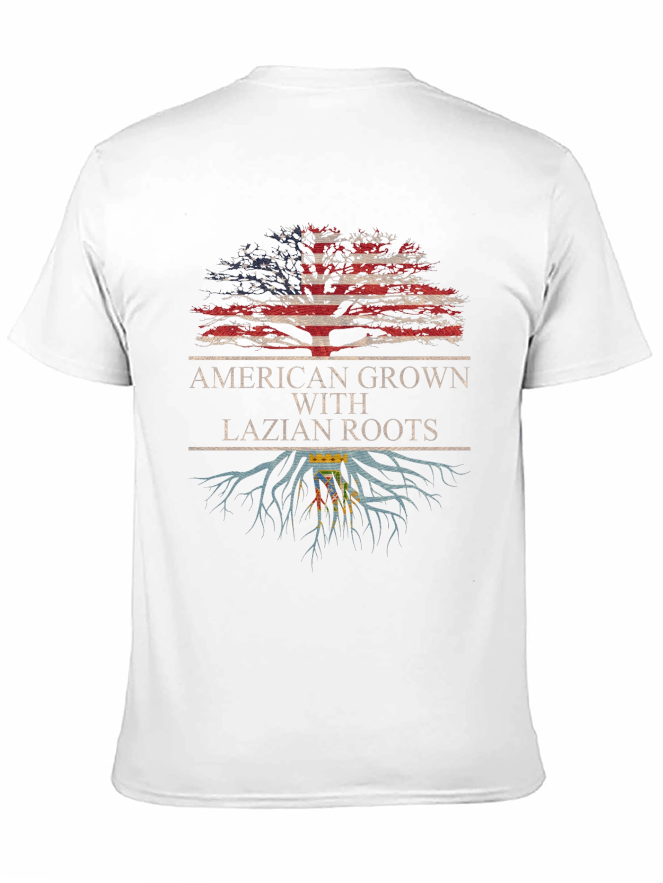 American Grown with Lazian Roots T-Shirt