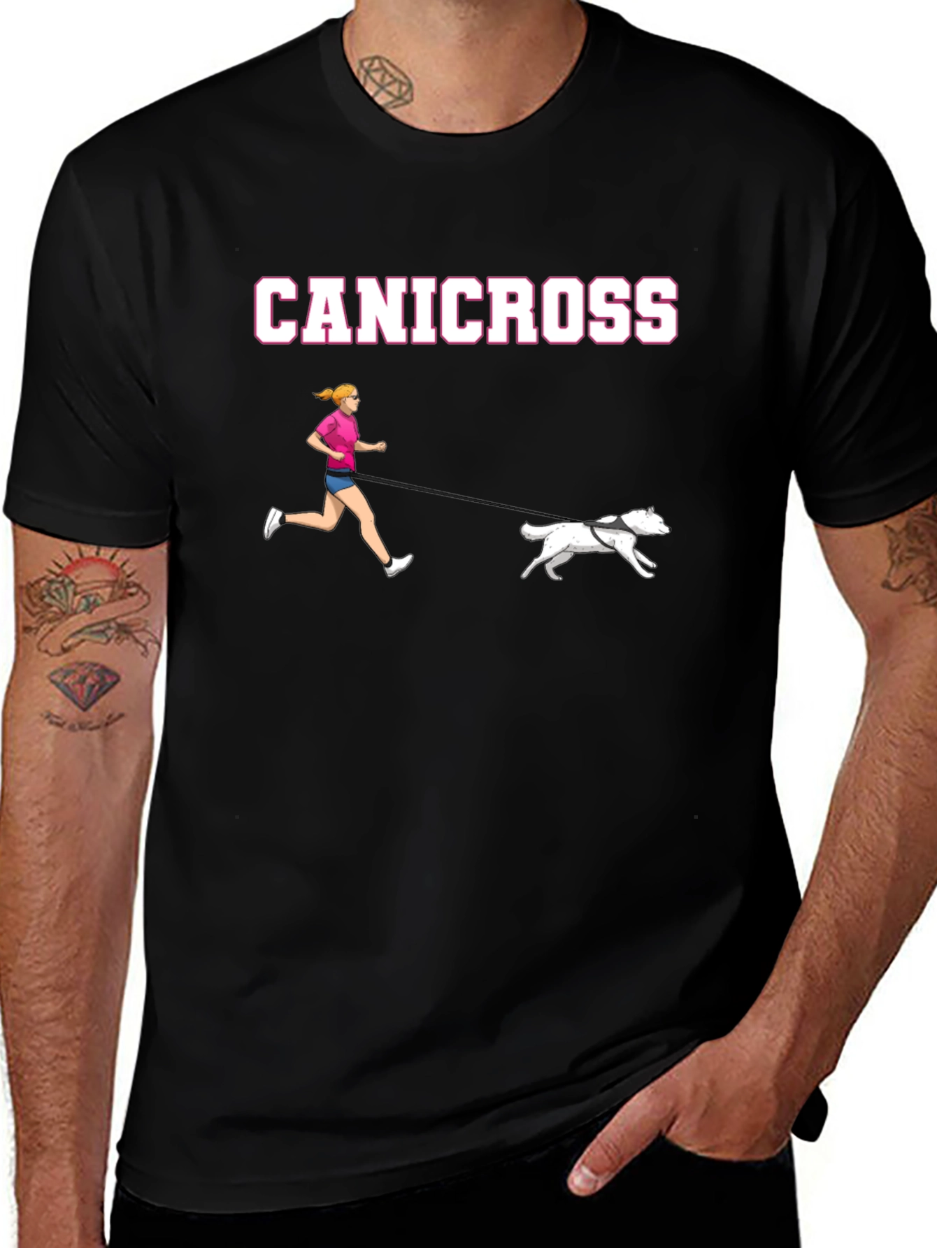 Canicross T-Shirt - Run with Your Dog