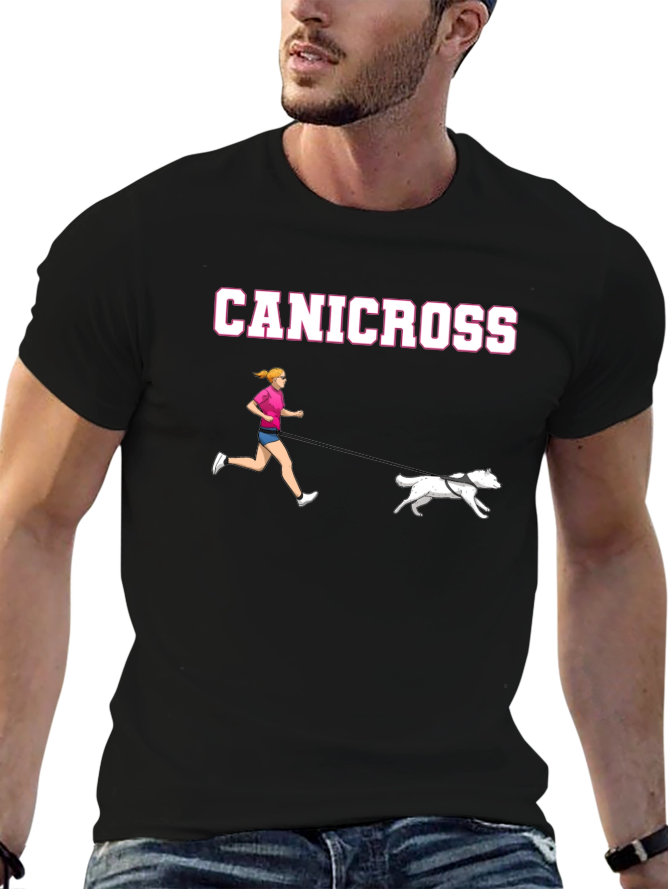 Canicross T-Shirt - Run with Your Dog
