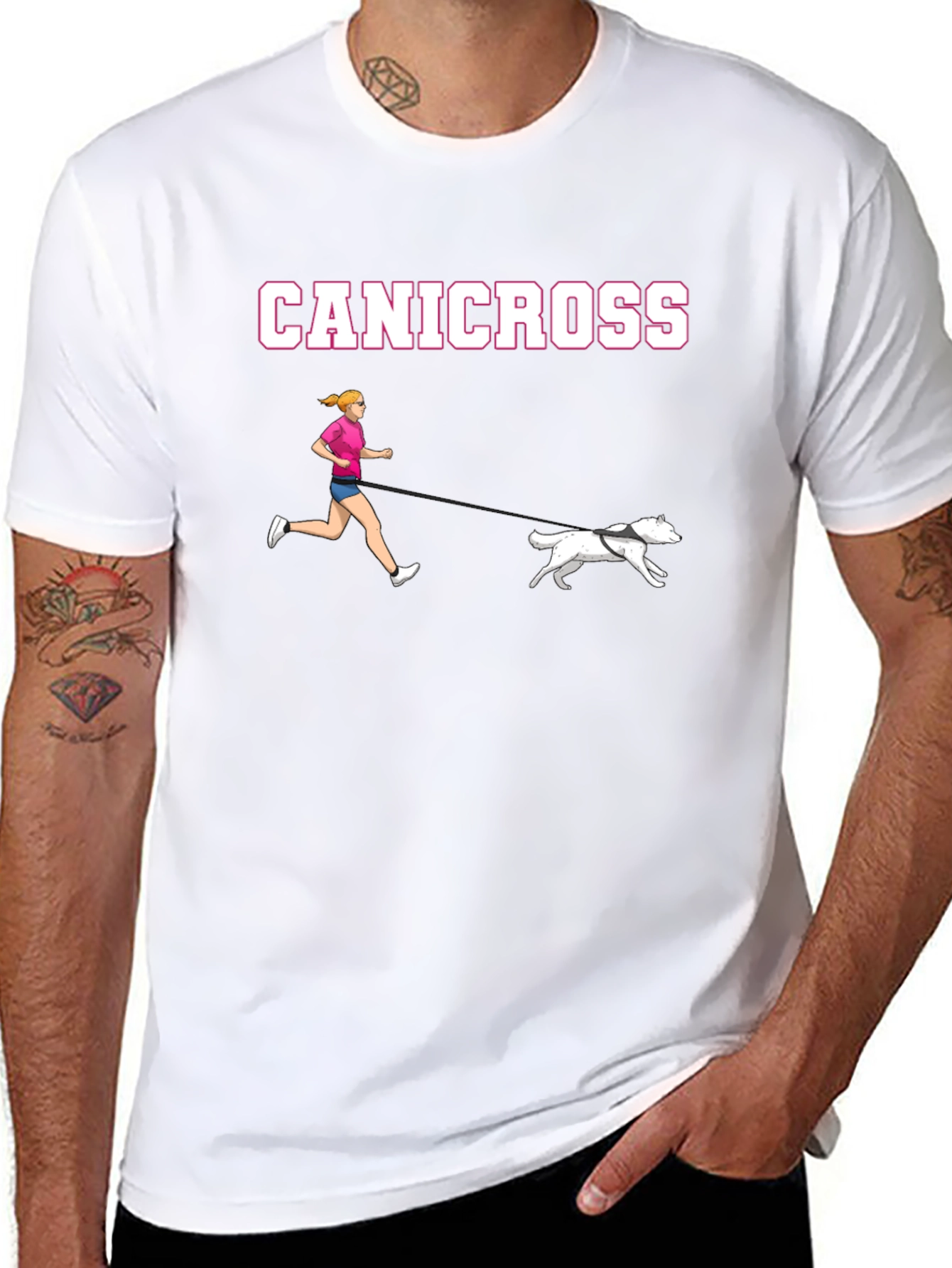 Canicross T-Shirt - Run with Your Dog