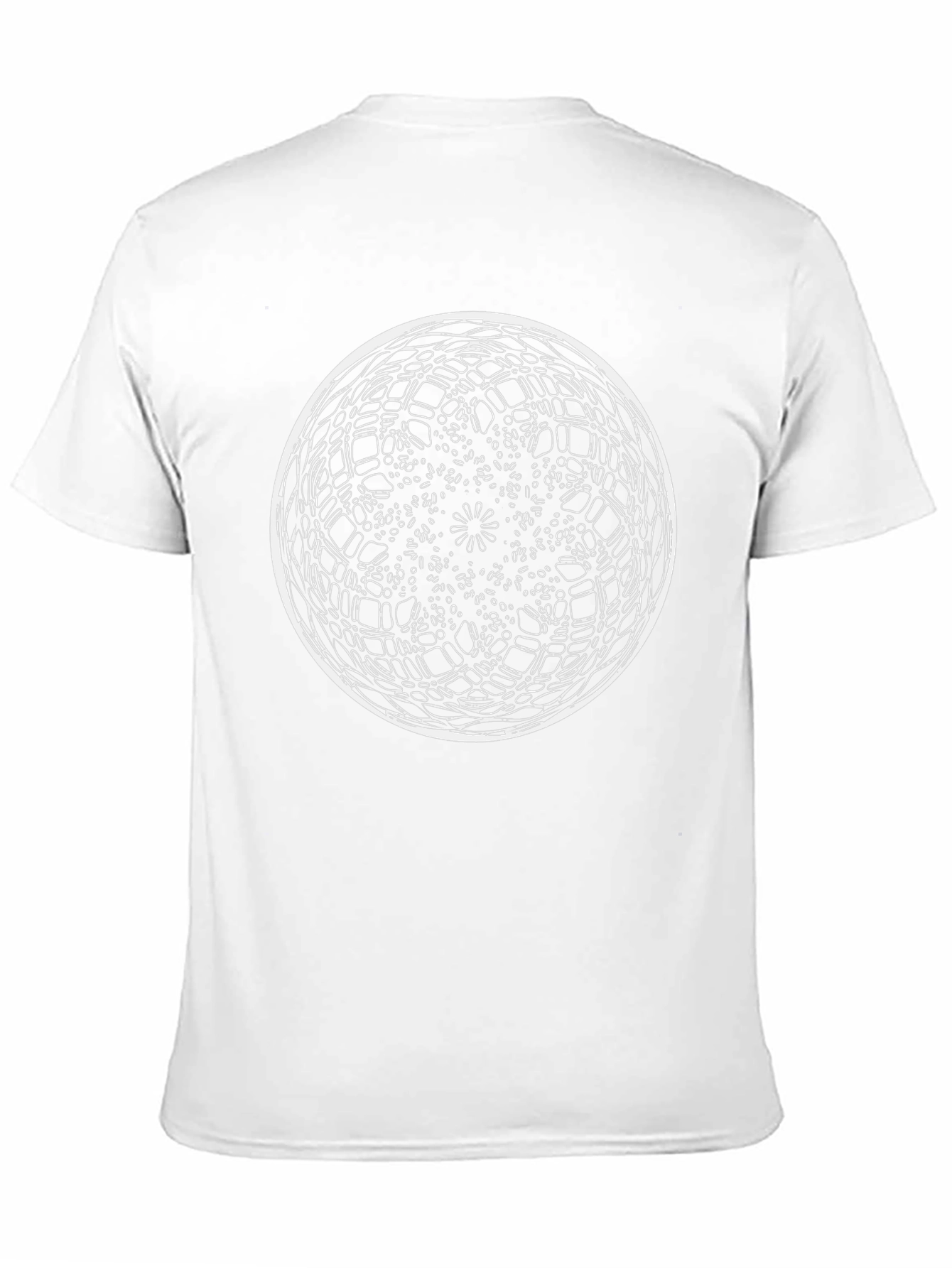 Abstract Optical Illusion Graphic Black Tee