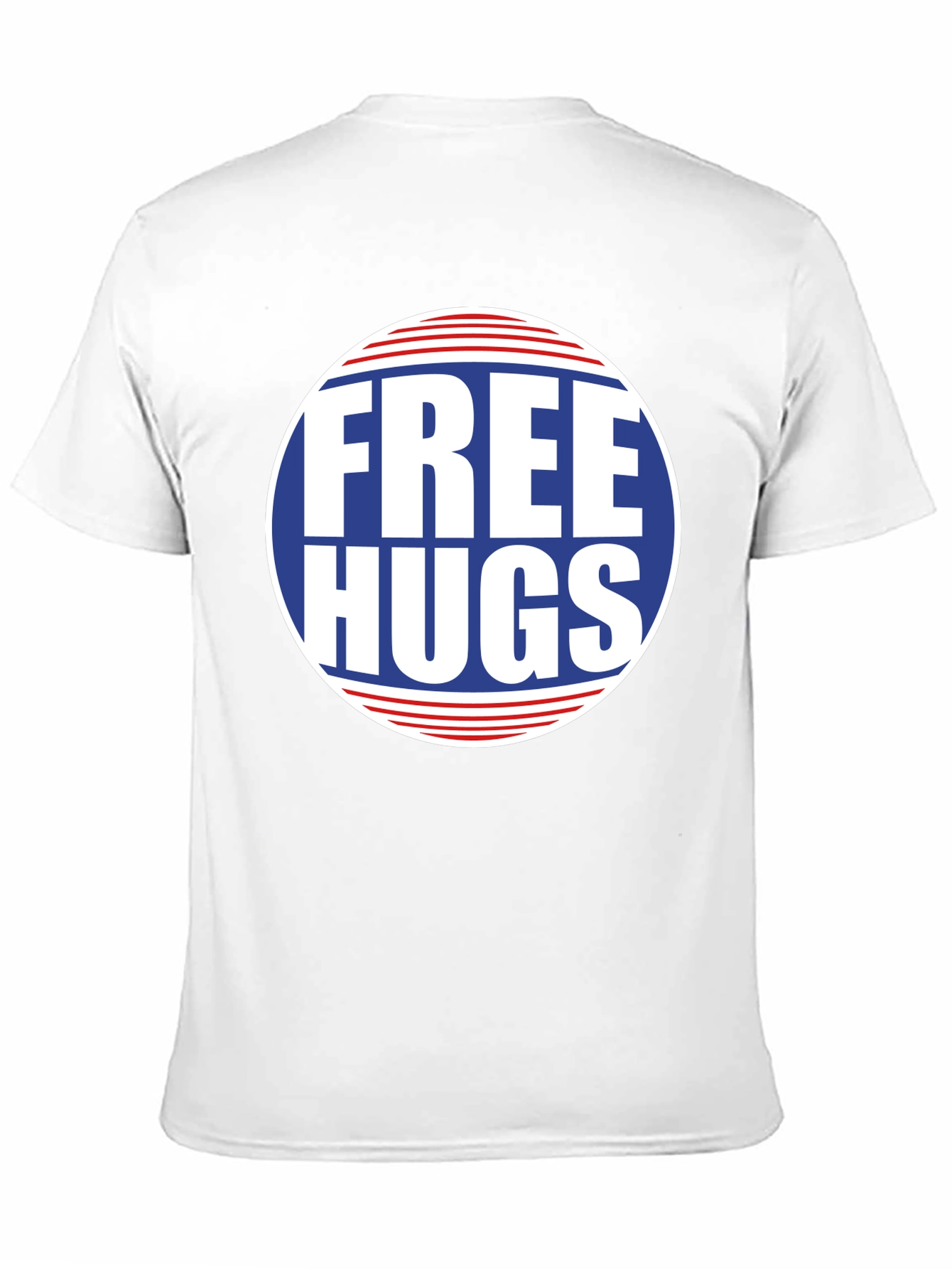 Free Hugs Graphic Tee - Classic Crew Neck T-Shirt