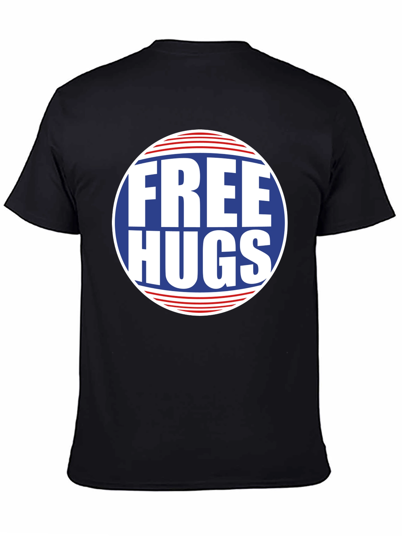Free Hugs Graphic Tee - Classic Crew Neck T-Shirt