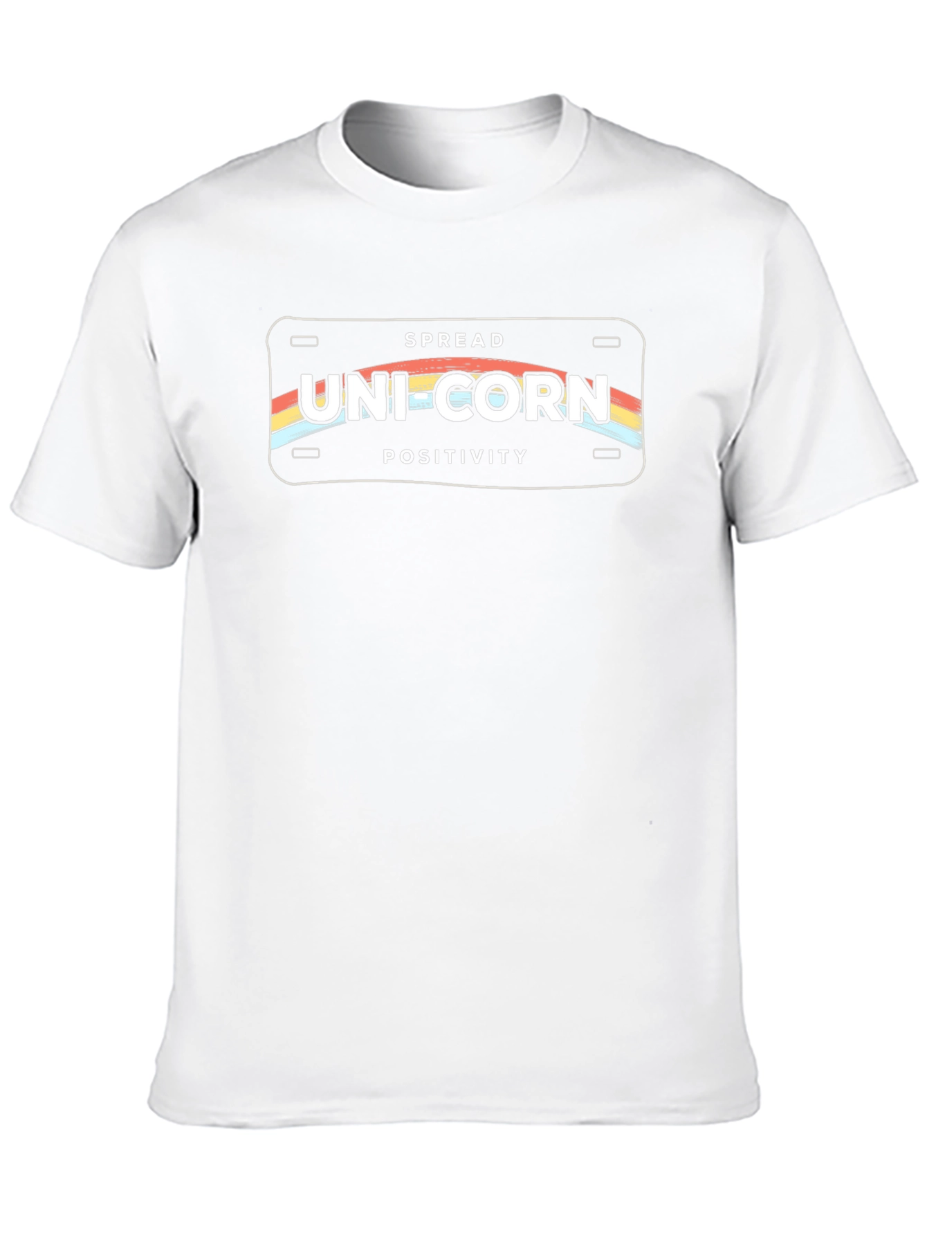 Unicorn Positivity Graphic Tee - Black