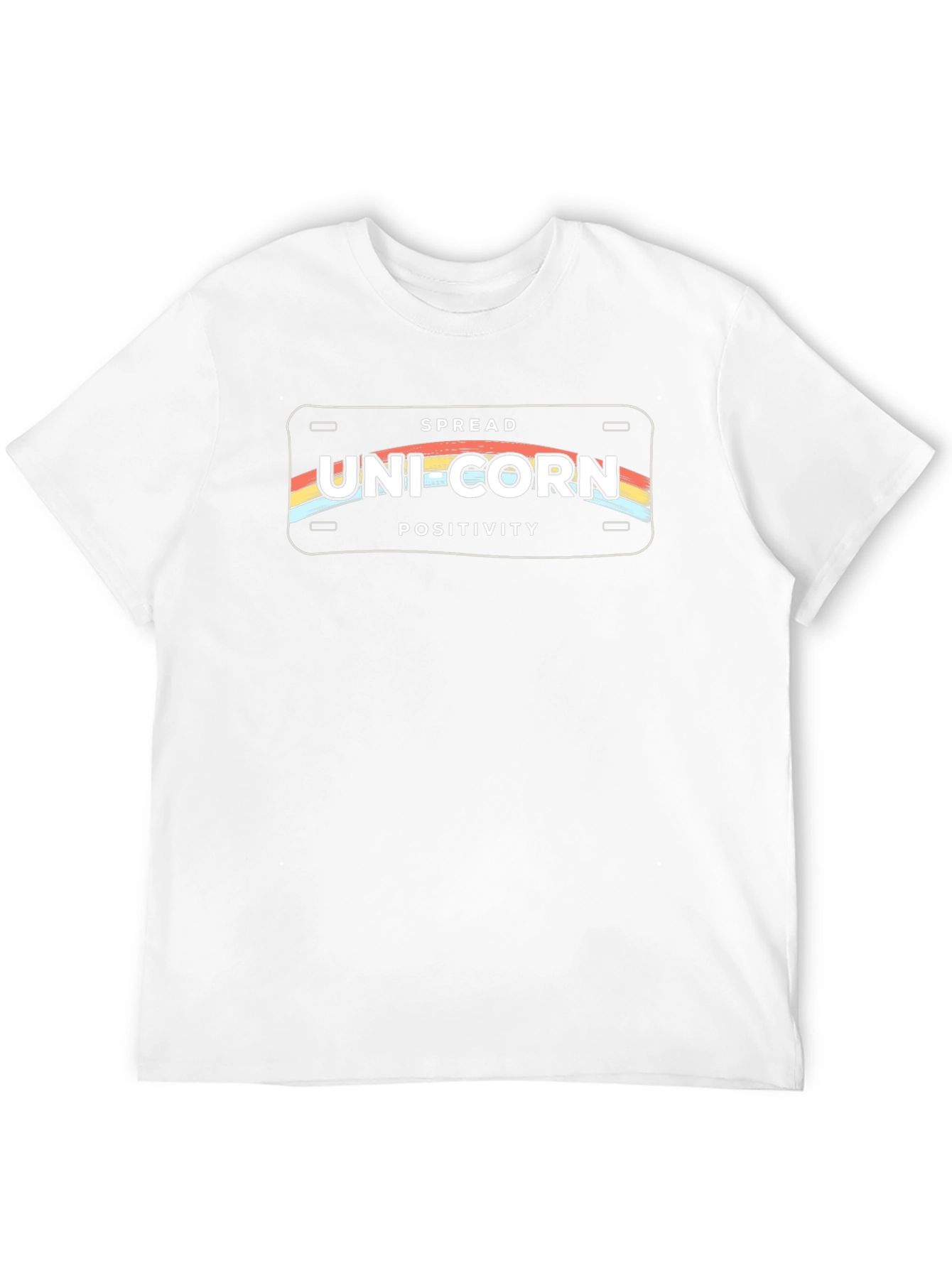 Unicorn Positivity Graphic Tee - Black