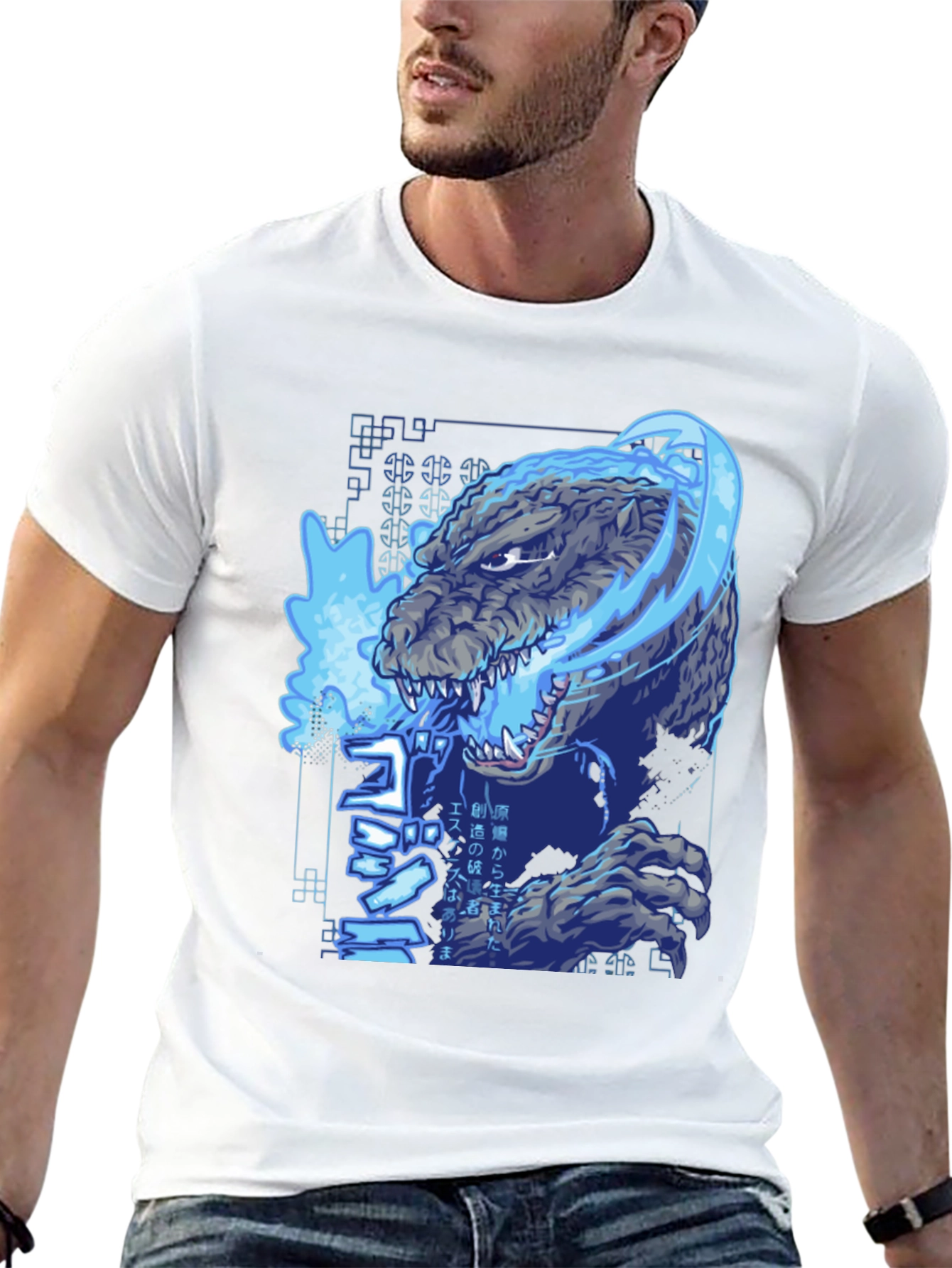 Godzilla Graphic Print T-Shirt