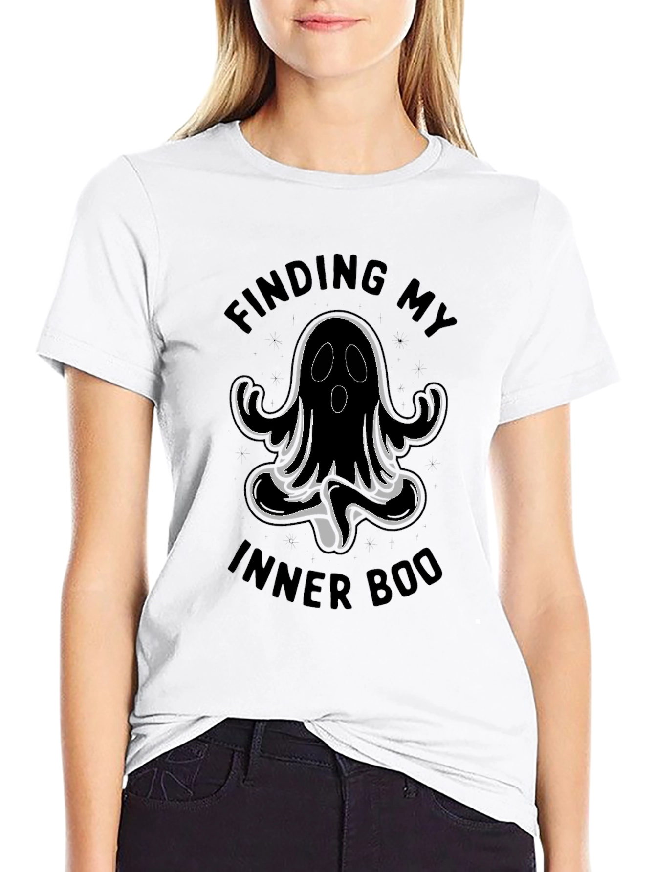 Finding My Inner Boo T-Shirt - Black Halloween Tee
