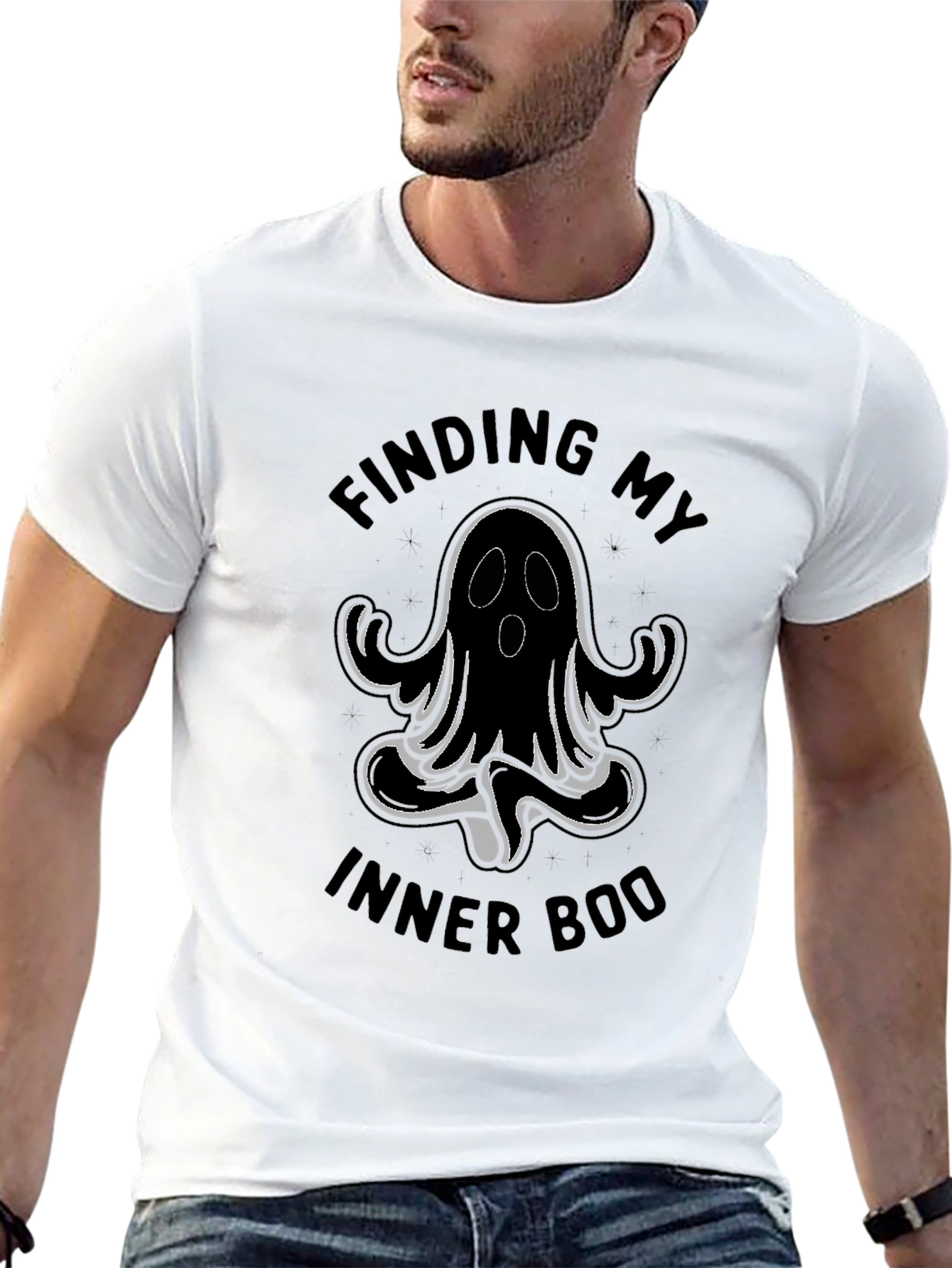 Finding My Inner Boo T-Shirt - Black Halloween Tee
