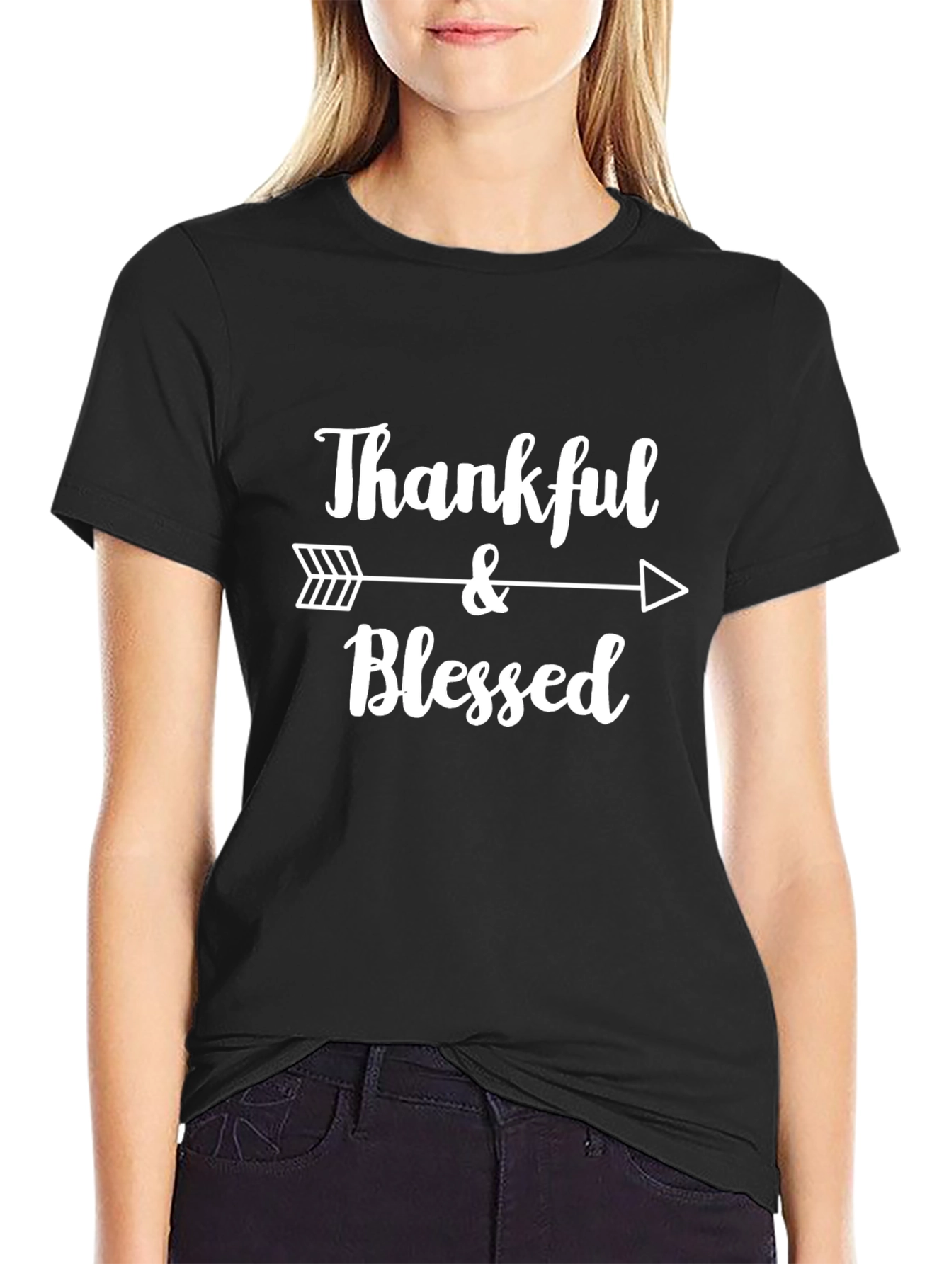 Thankful & Blessed Graphic Tee