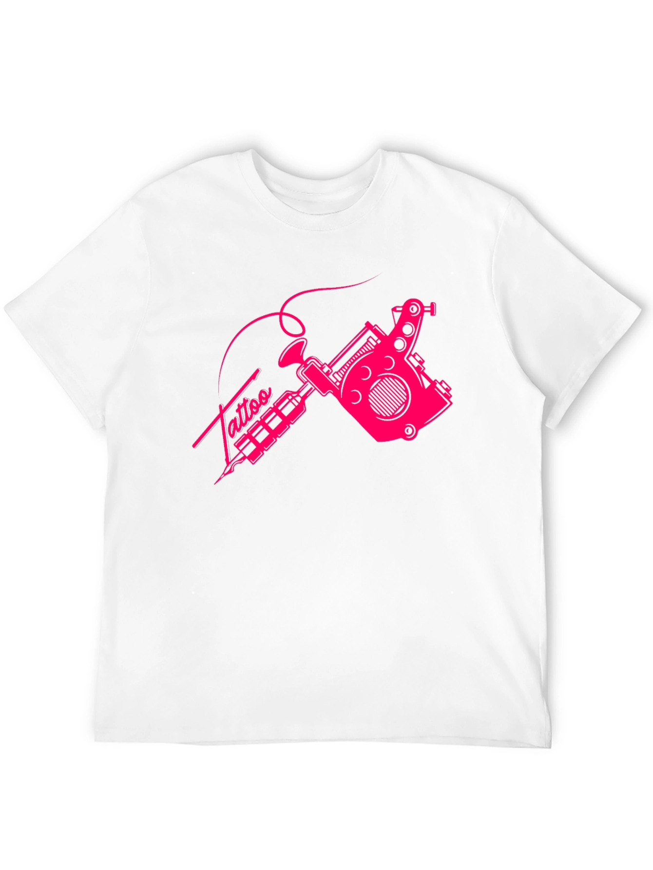 Tattoo Machine Graphic Tee - Cool Black T-Shirt