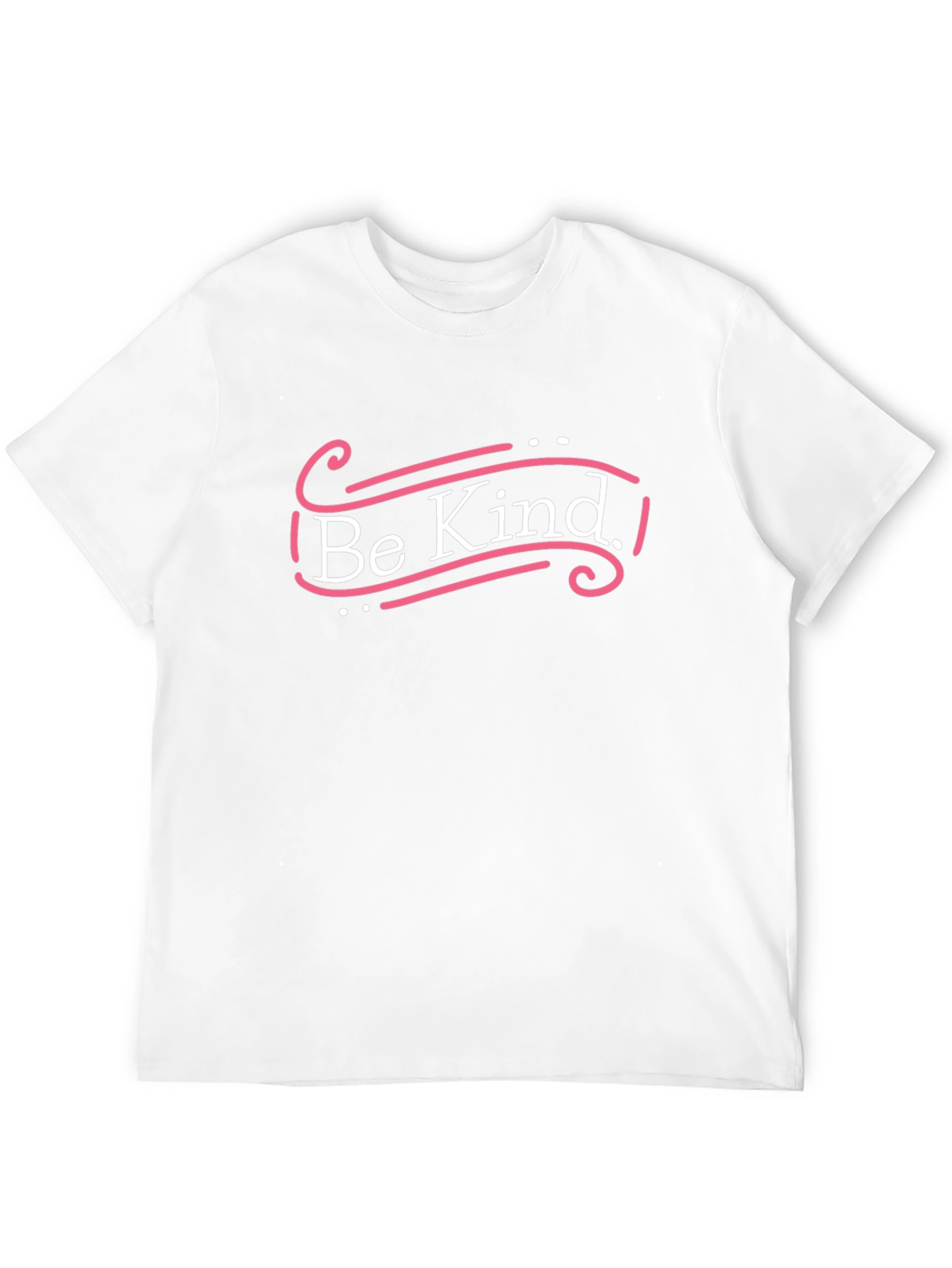 Be Kind Graphic Tee - Black Cotton Casual T-Shirt