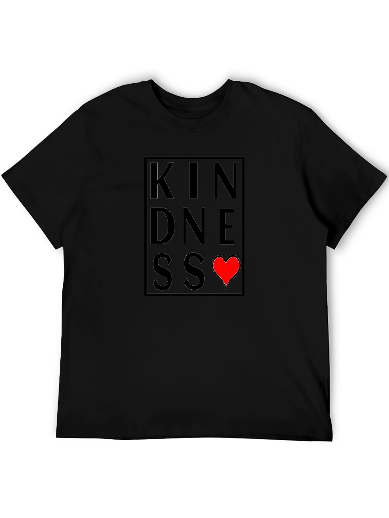 Kindness Heart Graphic Tee - Soft Cotton Blend Shirt