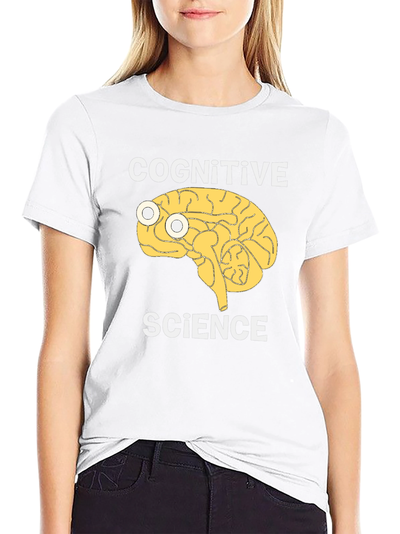 Cognitive Science Brain Graphic T-Shirt