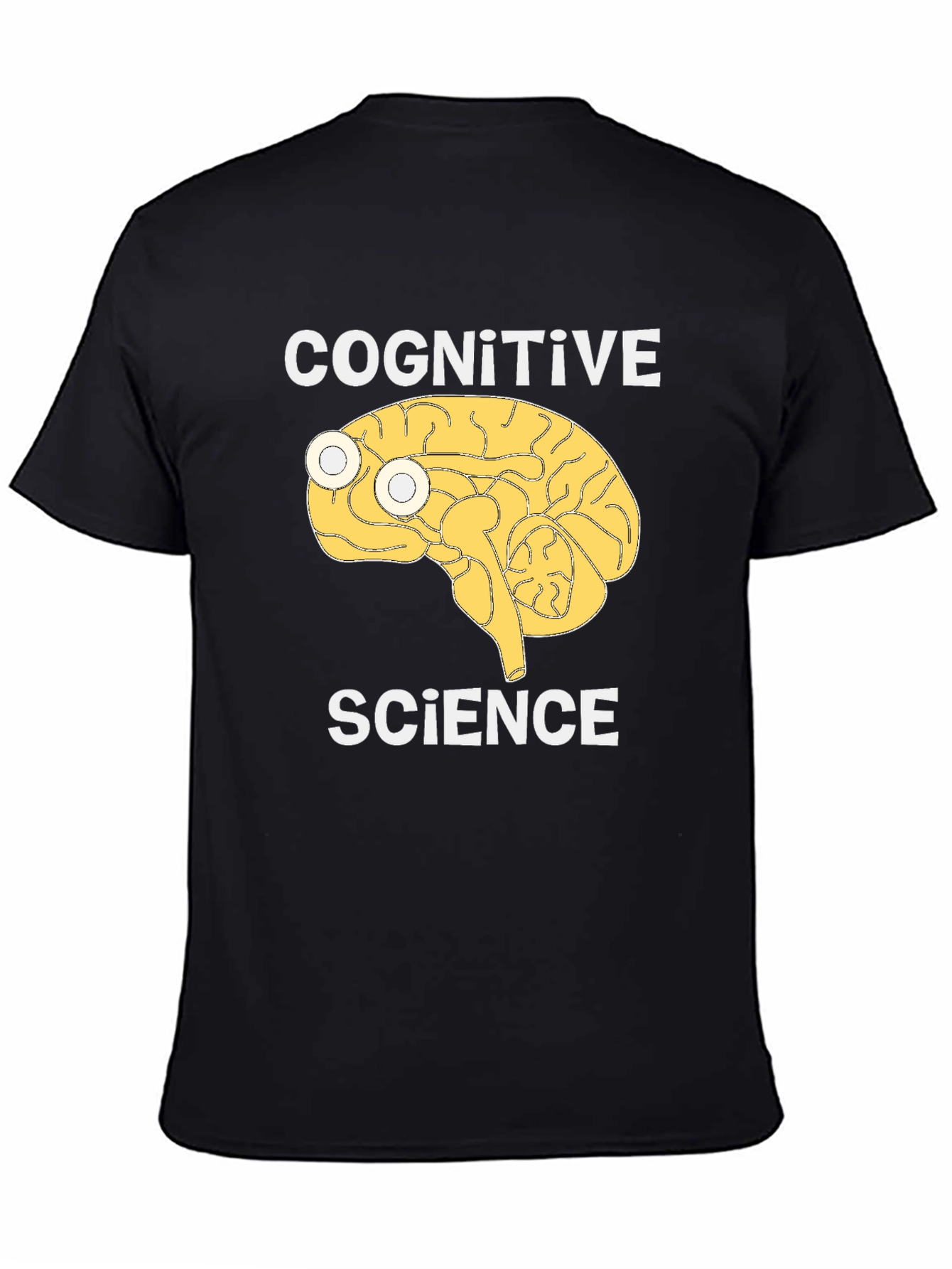 Cognitive Science Brain Graphic T-Shirt