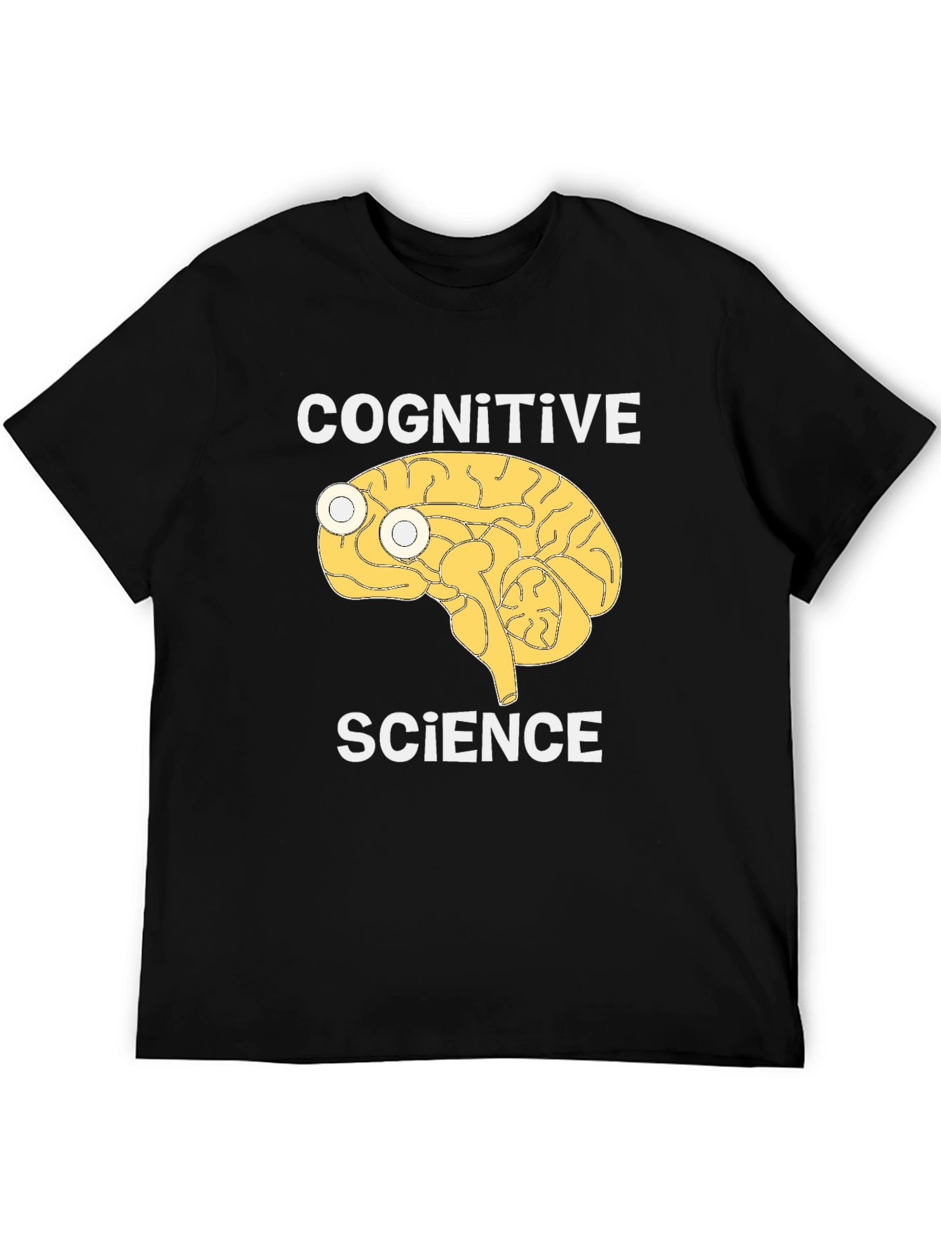 Cognitive Science Brain Graphic T-Shirt
