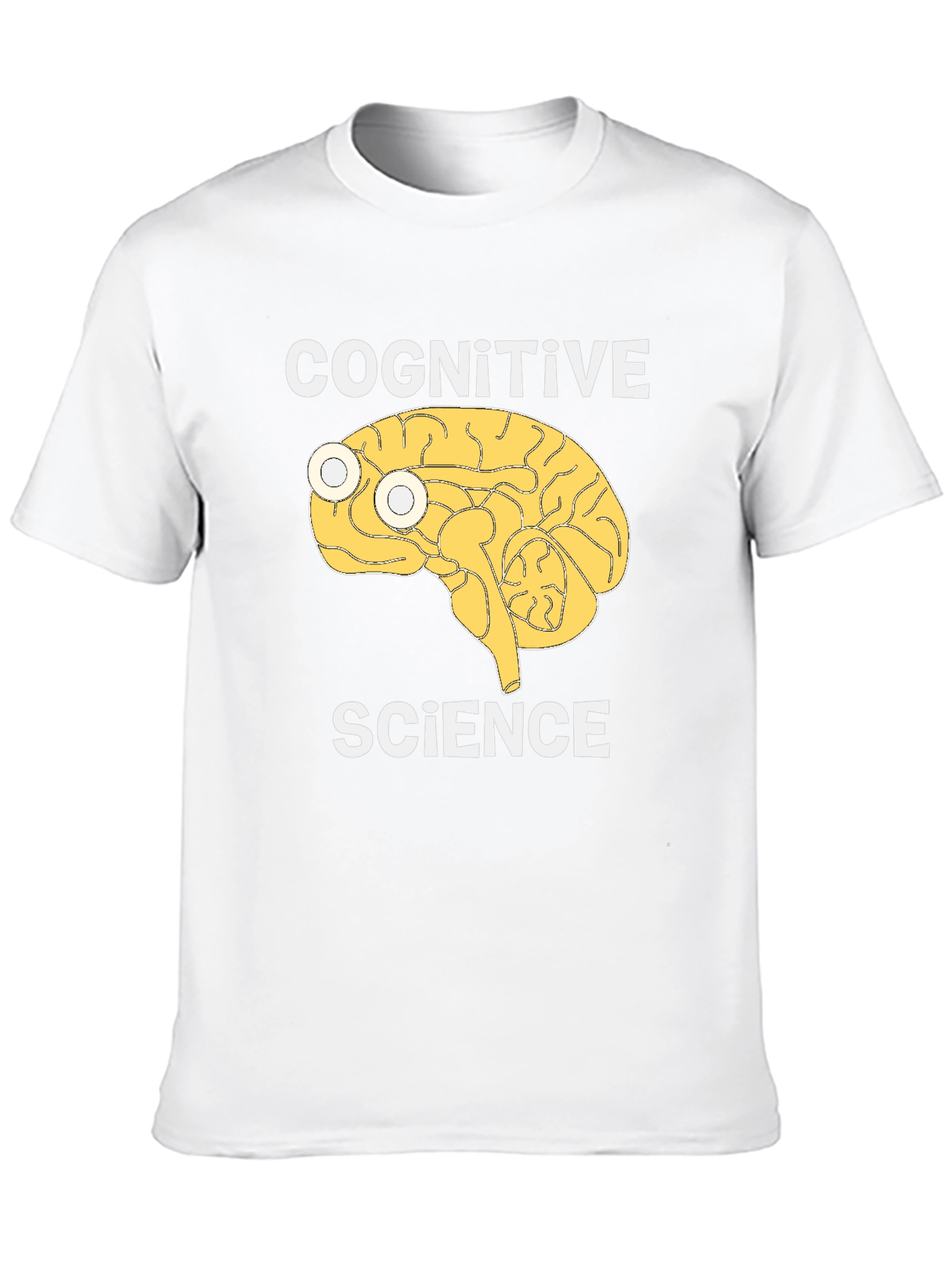 Cognitive Science Brain Graphic T-Shirt