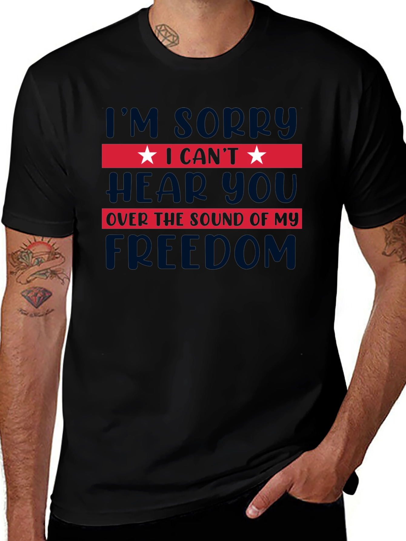 I Cant Hear You Freedom T-Shirt