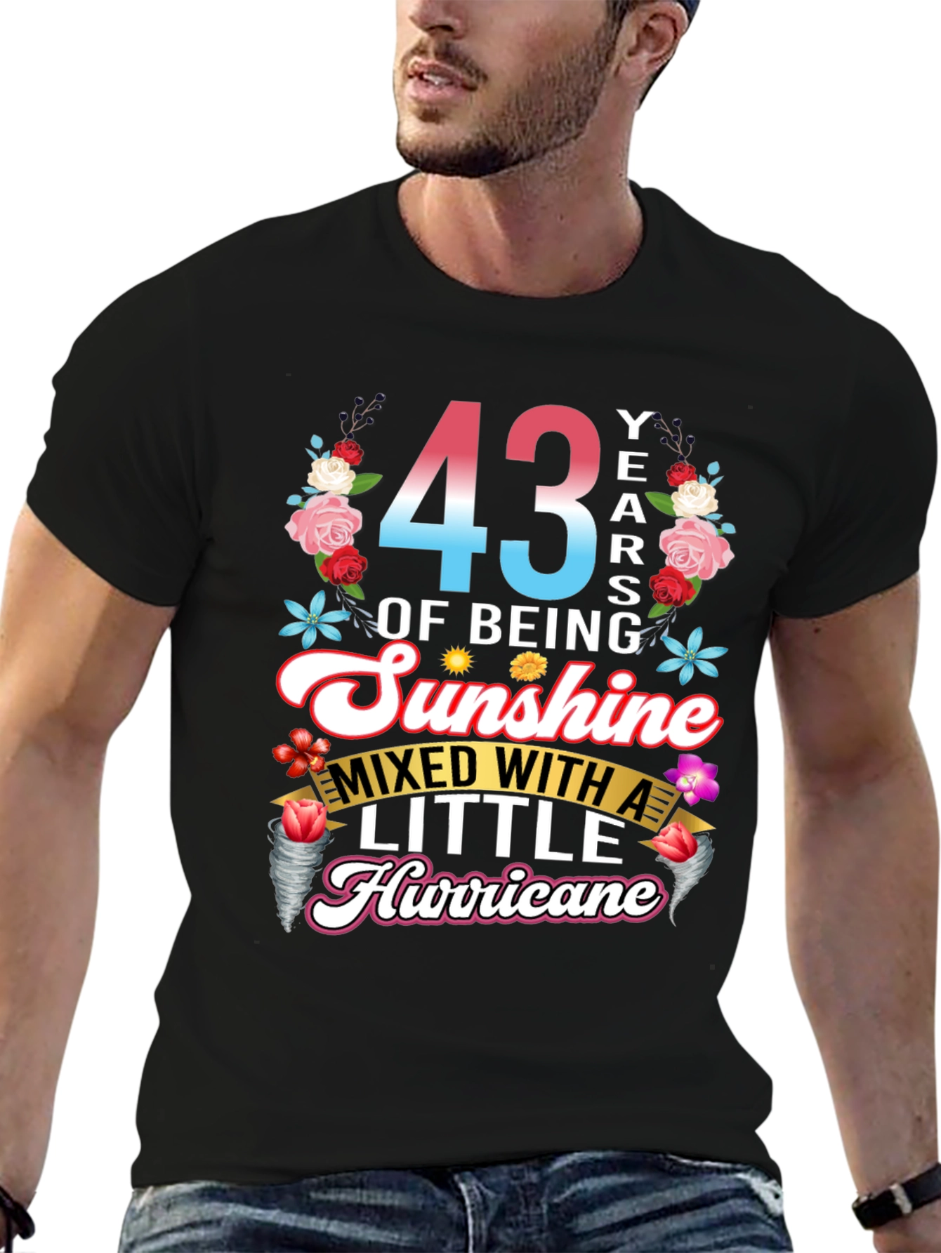 43 Years of Sunshine Hurricane T-Shirt