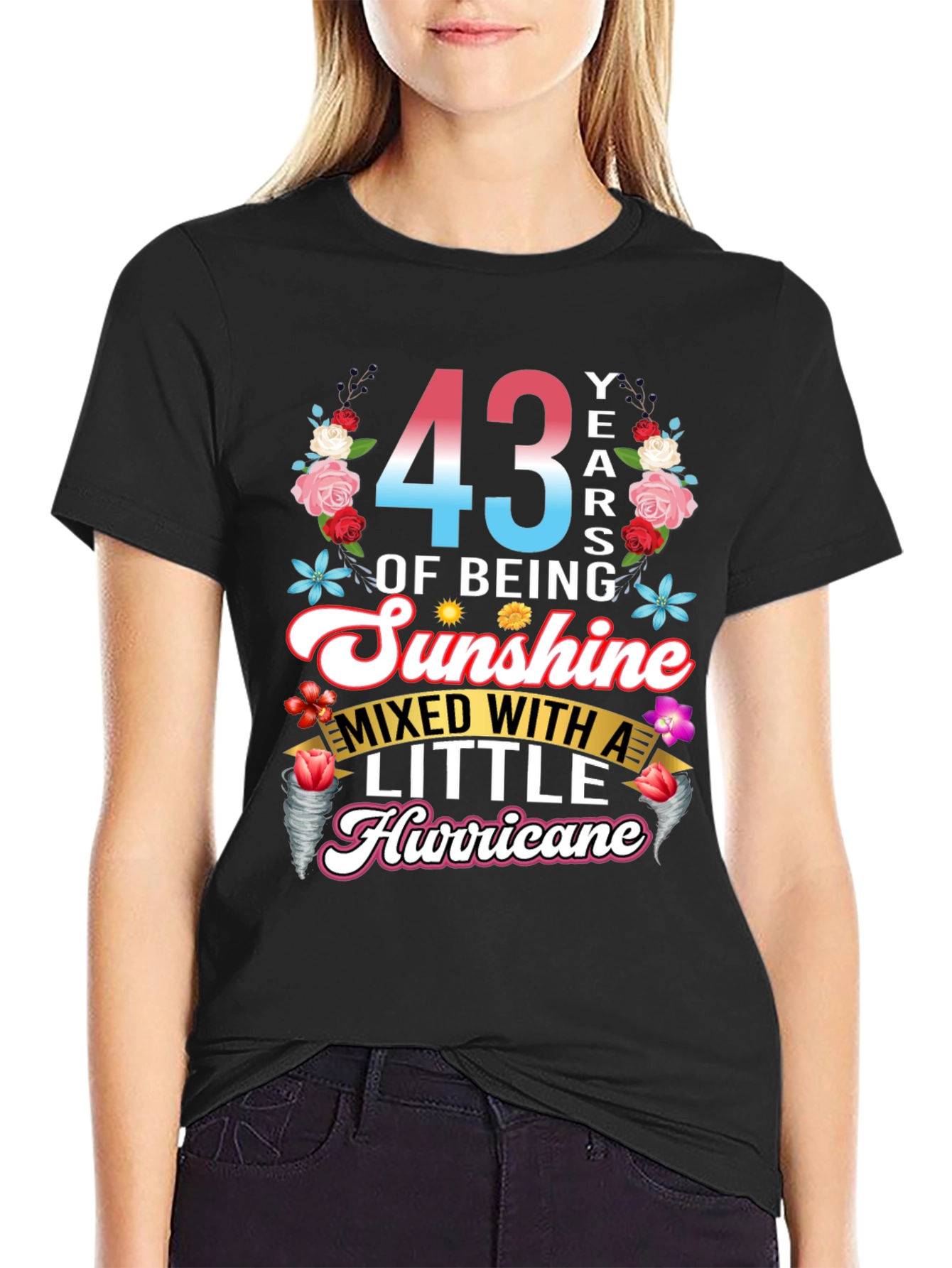 43 Years of Sunshine Hurricane T-Shirt