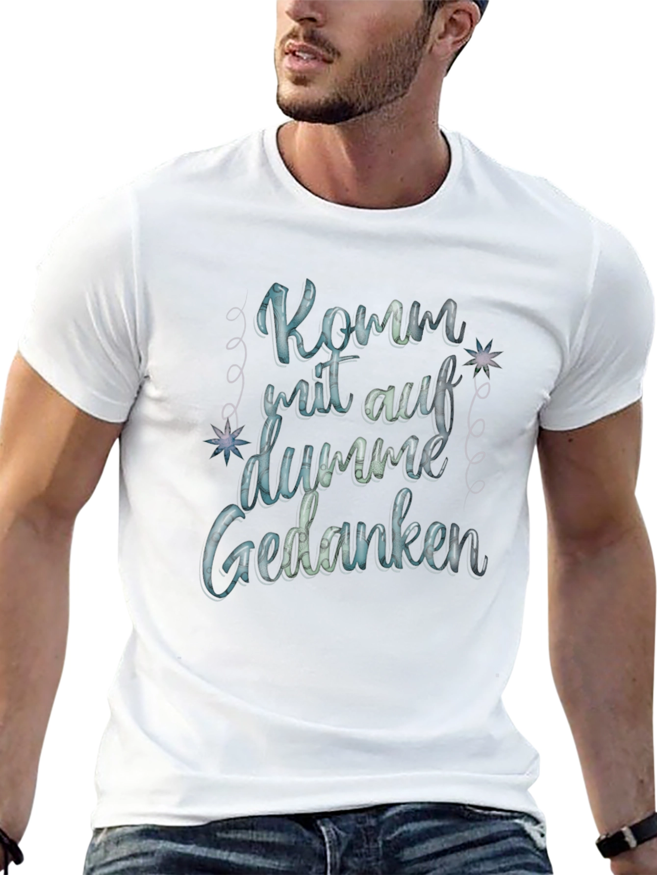 Komm Mit Auf Dumme Gedanken Black Tee