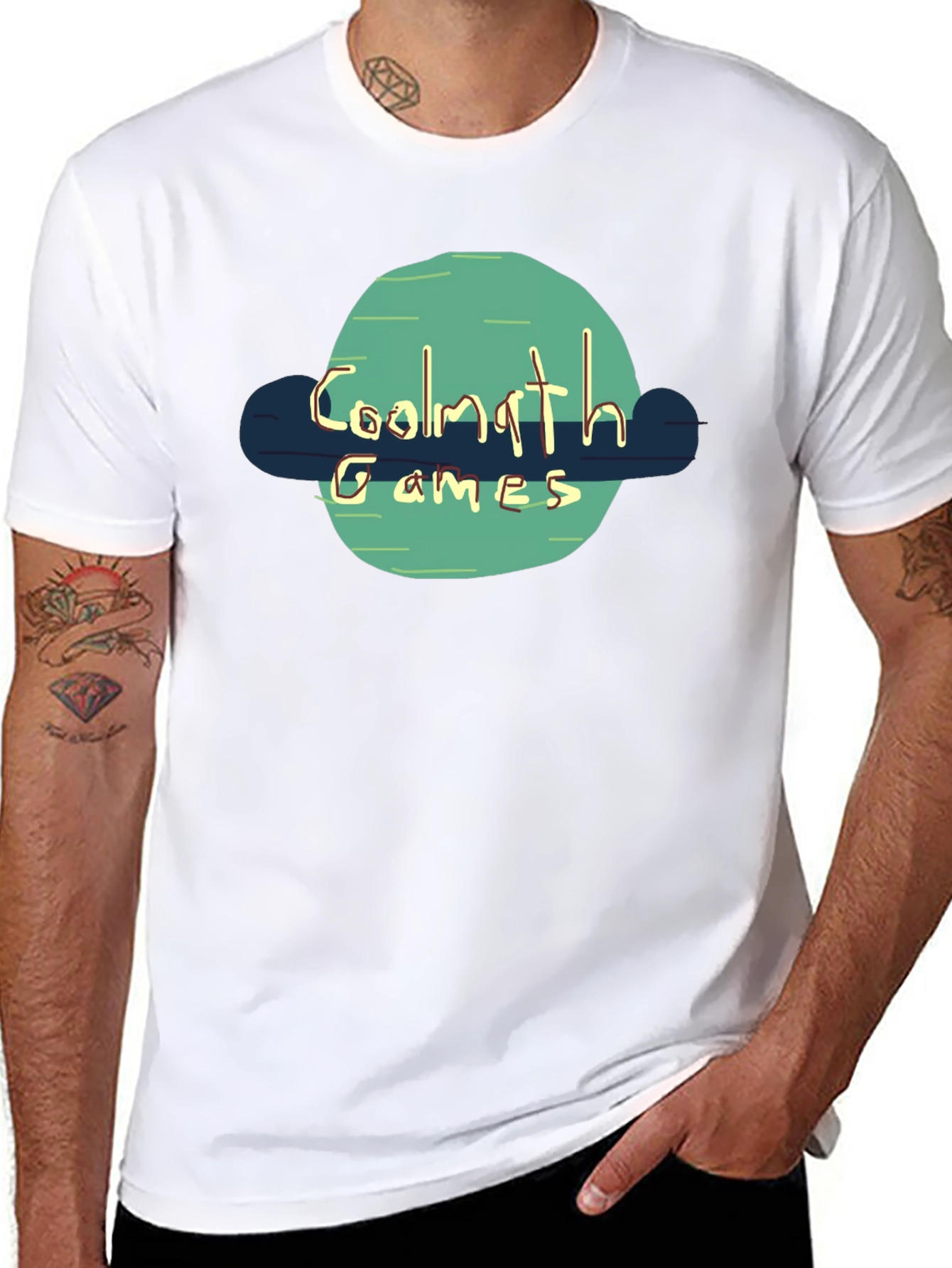 Coolmath Games Black T-Shirt Fun Casual Wear