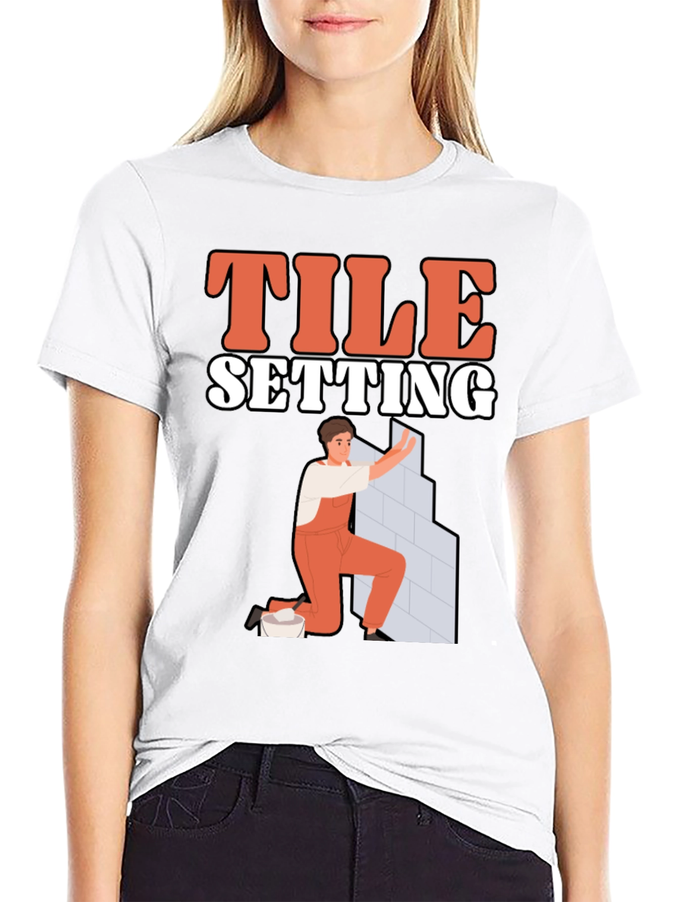 Tile Setting T-Shirt - Handyman Tee