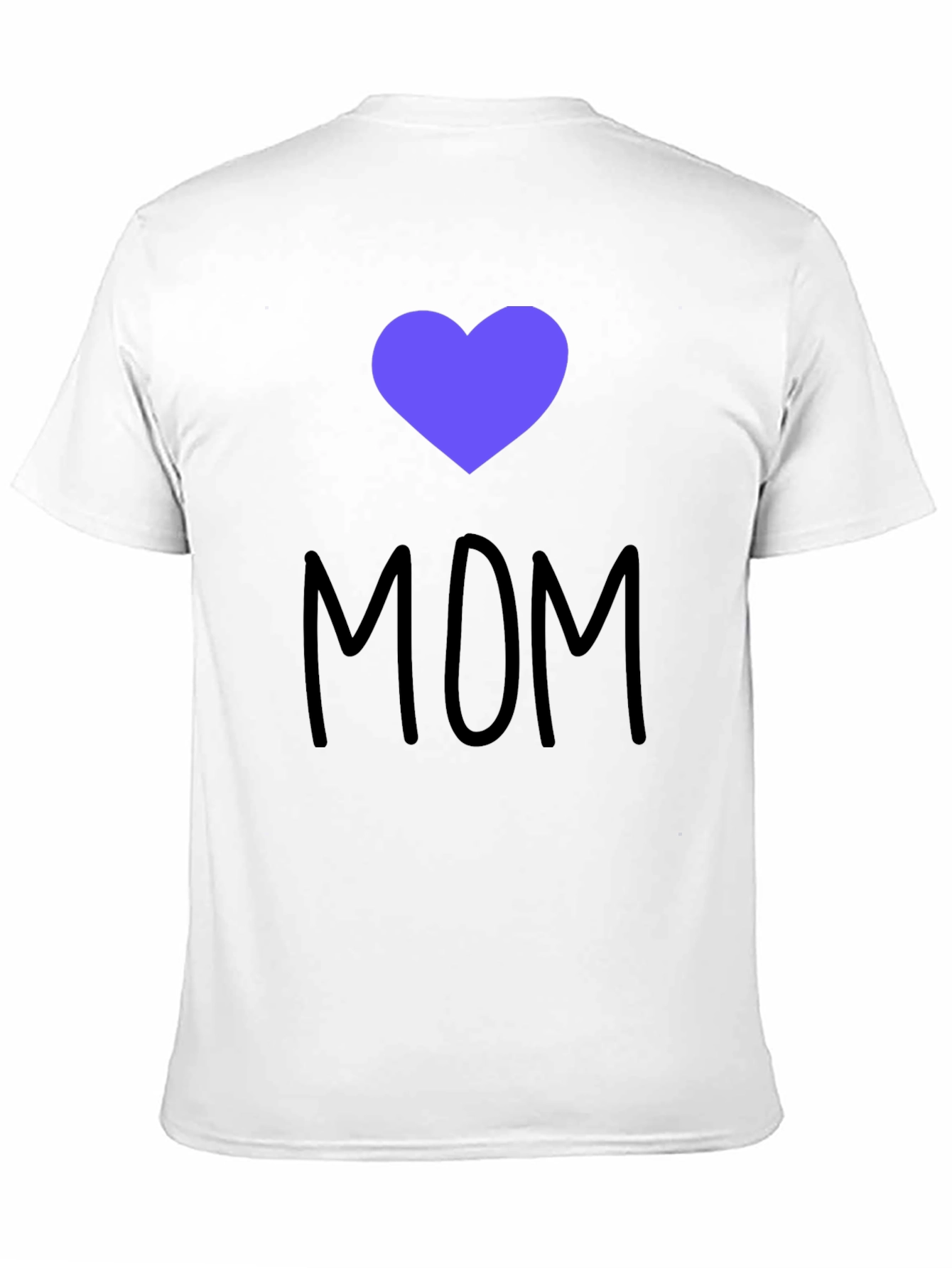 I Heart Mom T-Shirt - Black Cotton Blend