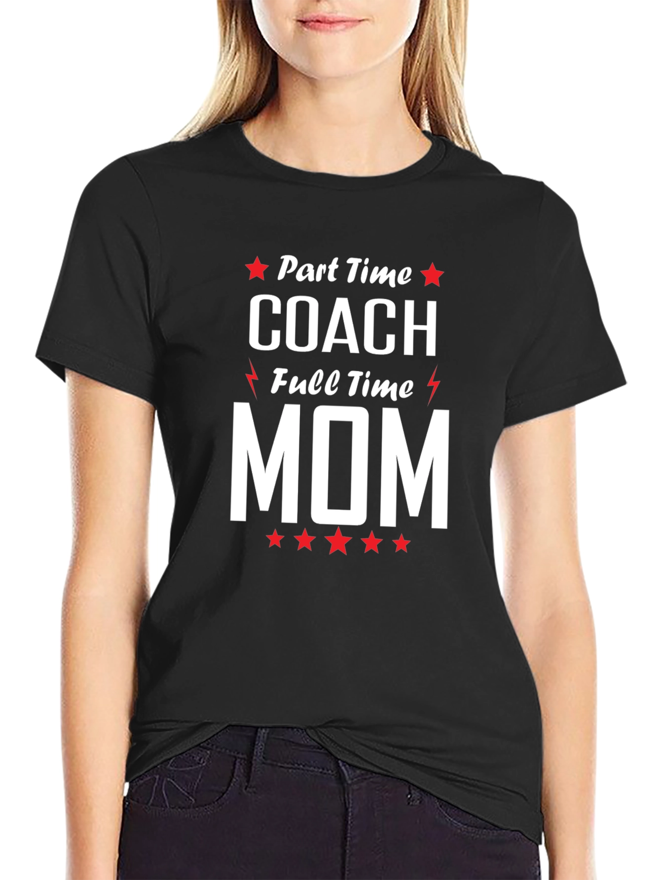 Part Time Coach Full Time Mom Graphic Tee