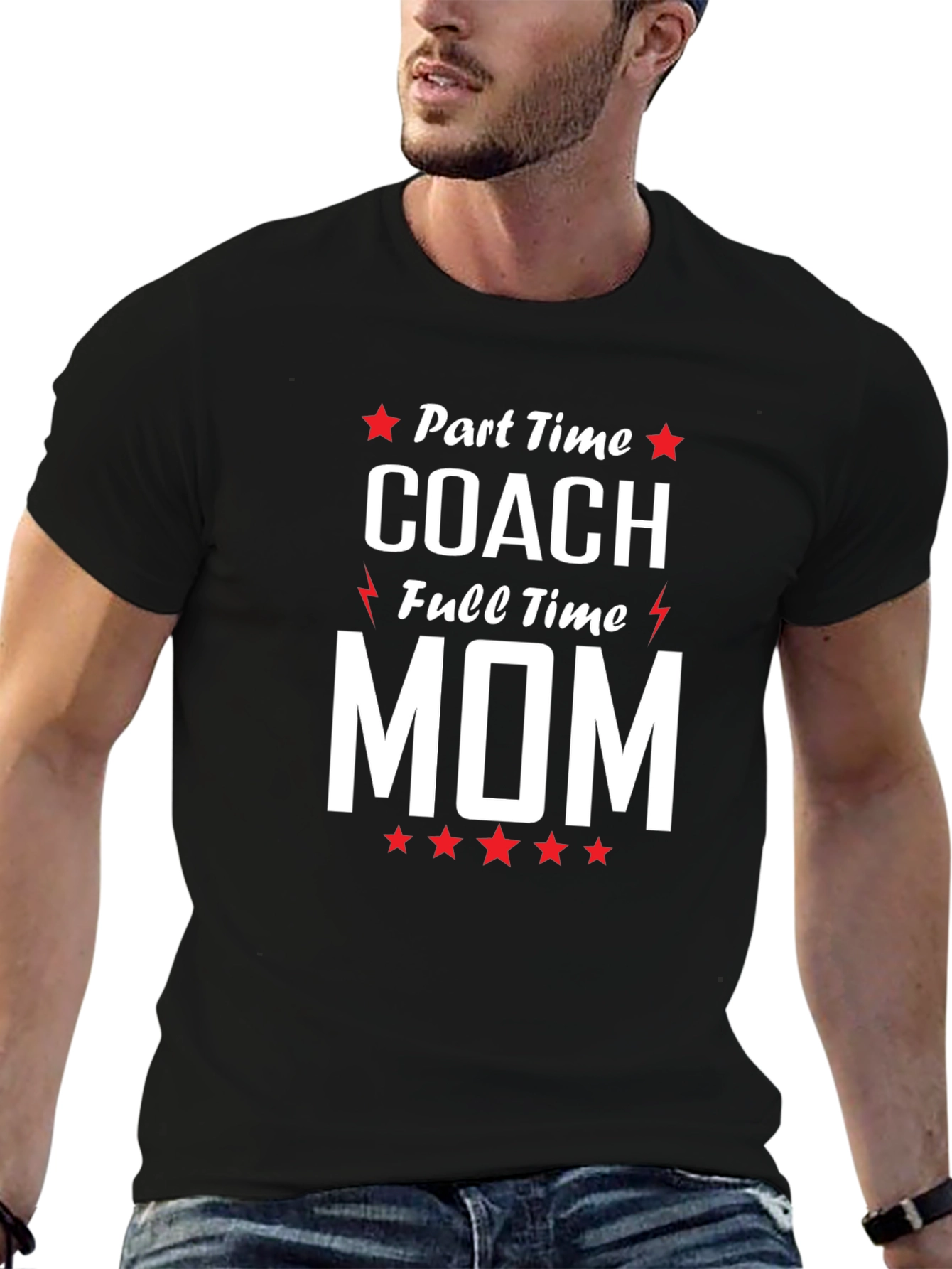 Part Time Coach Full Time Mom Graphic Tee