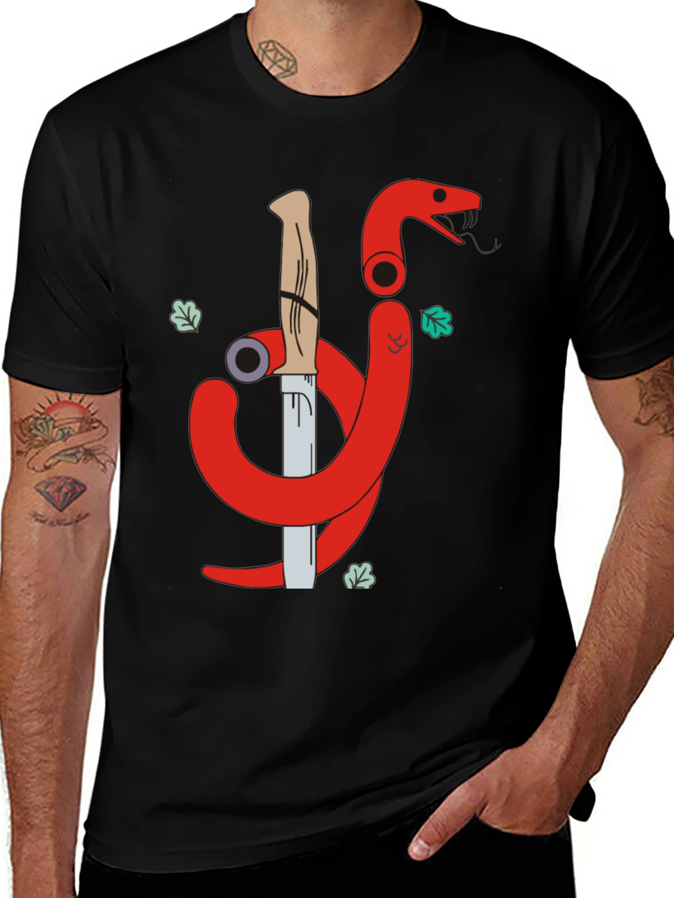 Snake & Dagger Graphic Tee